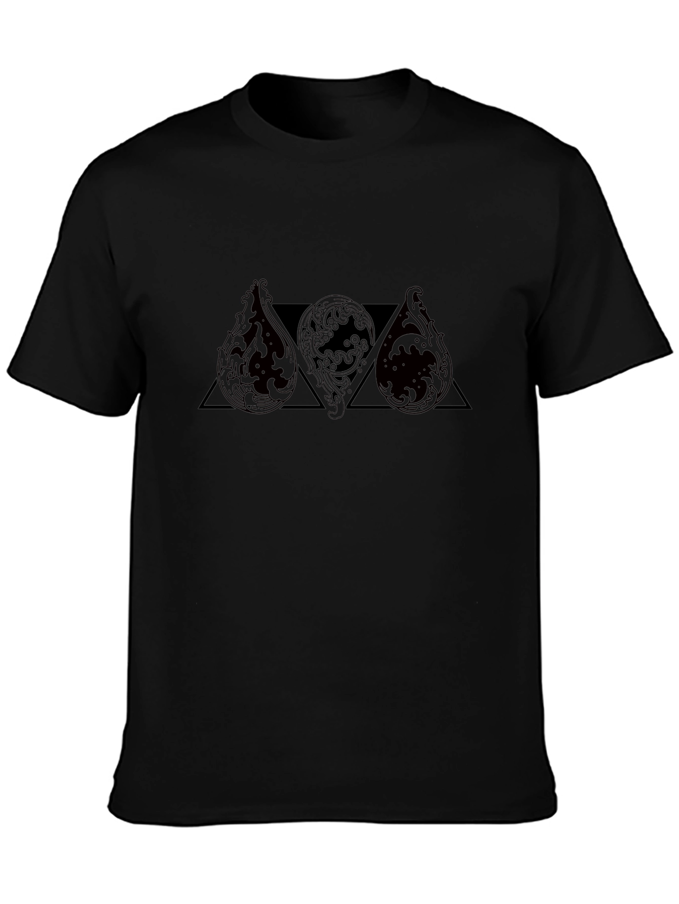 Graphic Tee: Water Element Triangle Design
