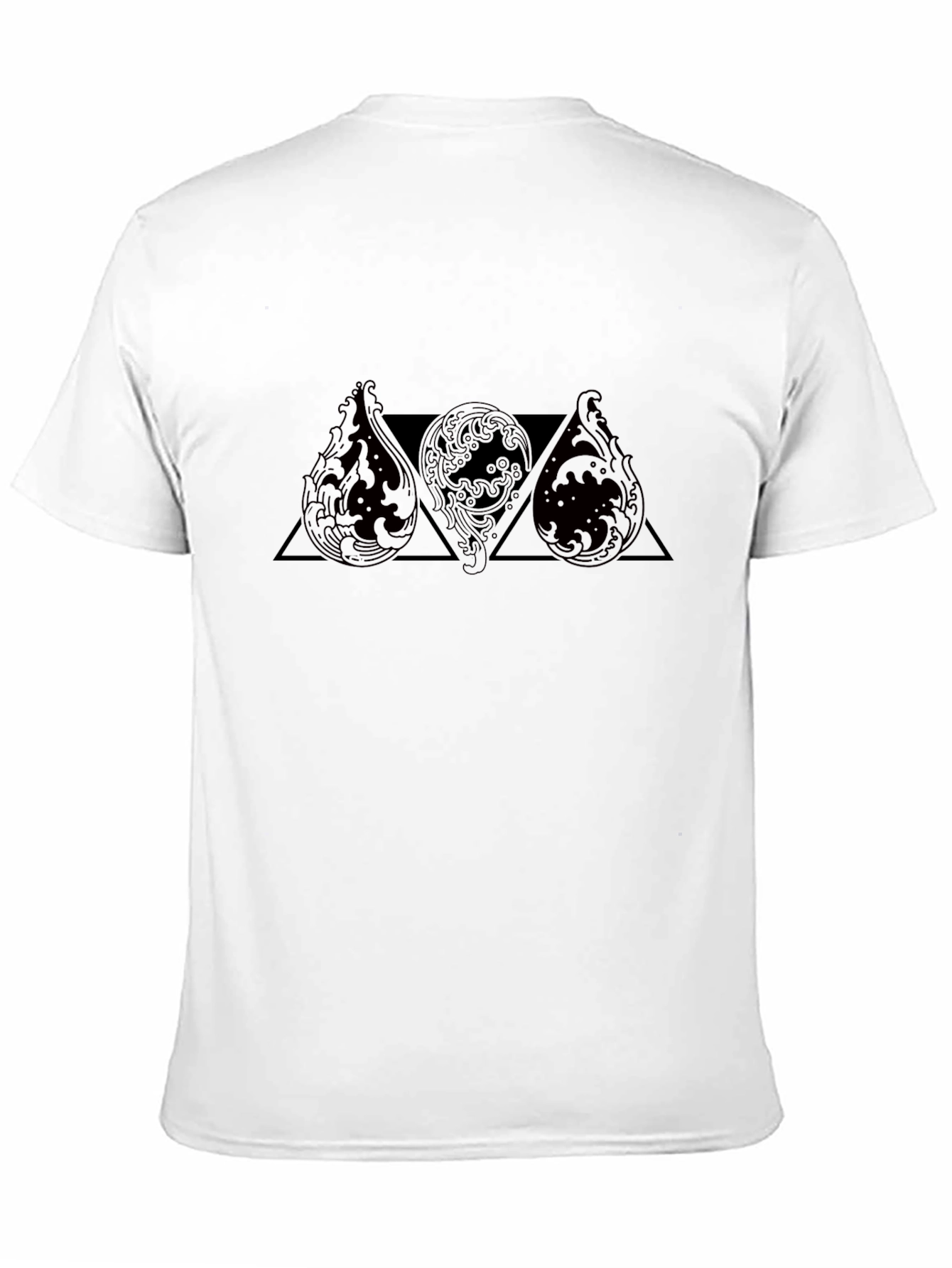 Graphic Tee: Water Element Triangle Design