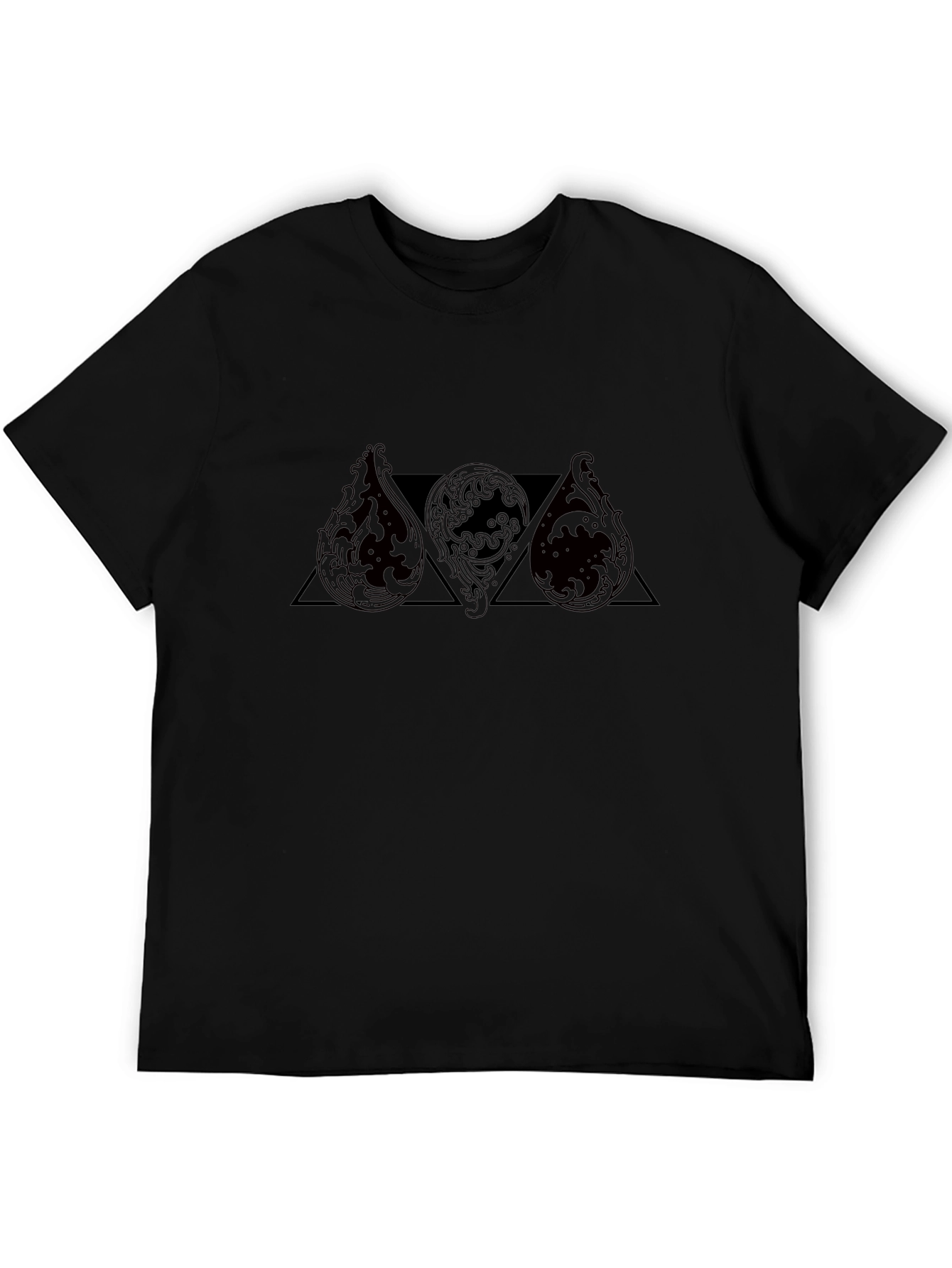 Graphic Tee: Water Element Triangle Design