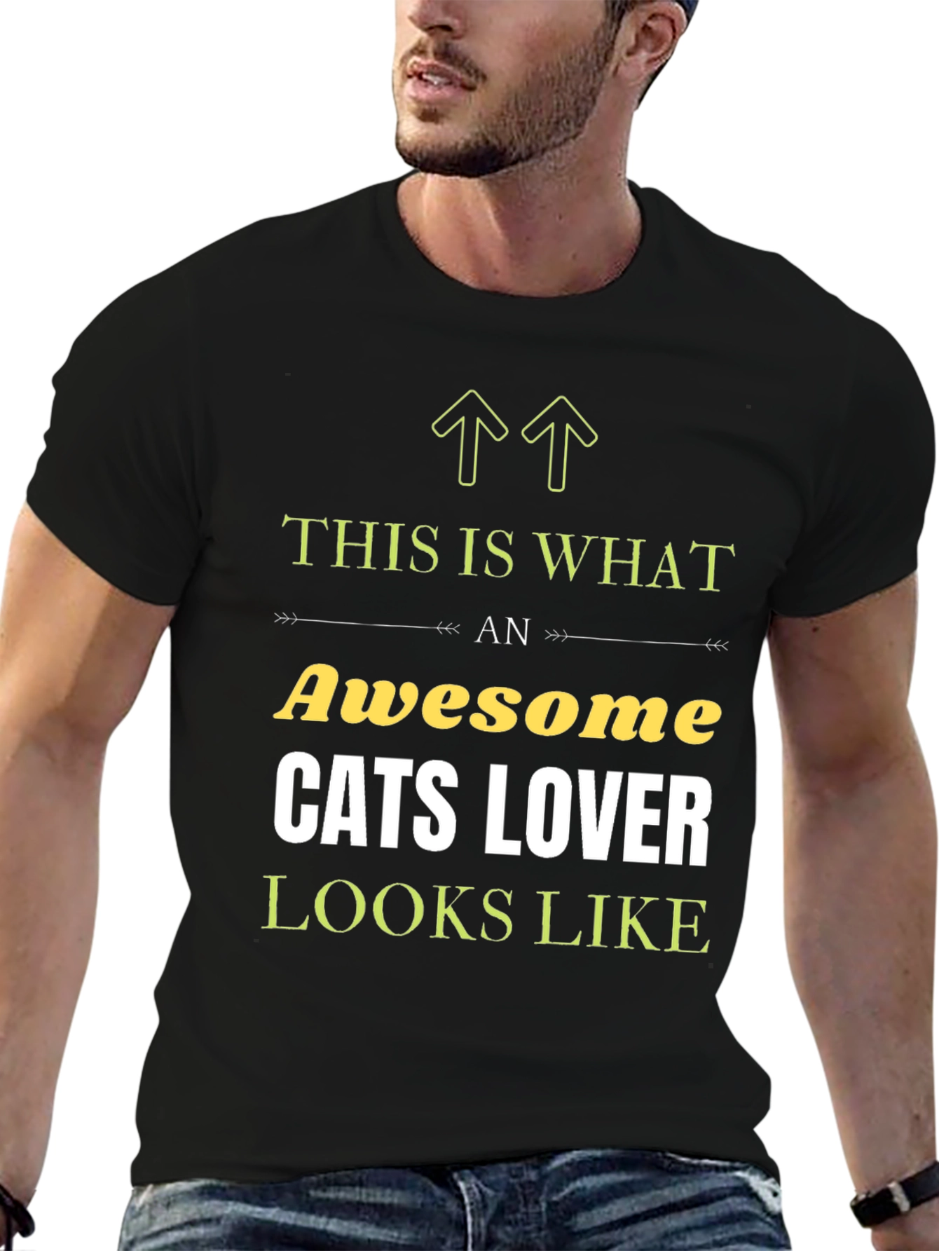 Awesome Cats Lover T-Shirt - Funny Graphic Tee