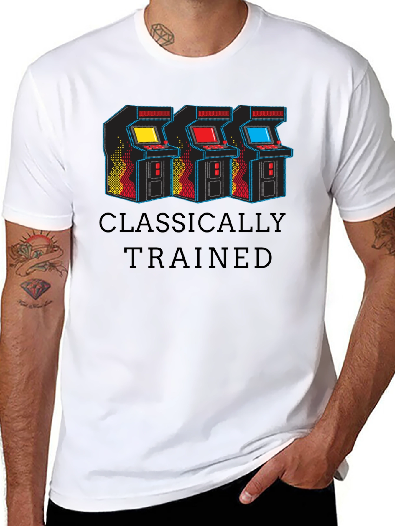 Classically Trained Retro Arcade Gamer T-Shirt