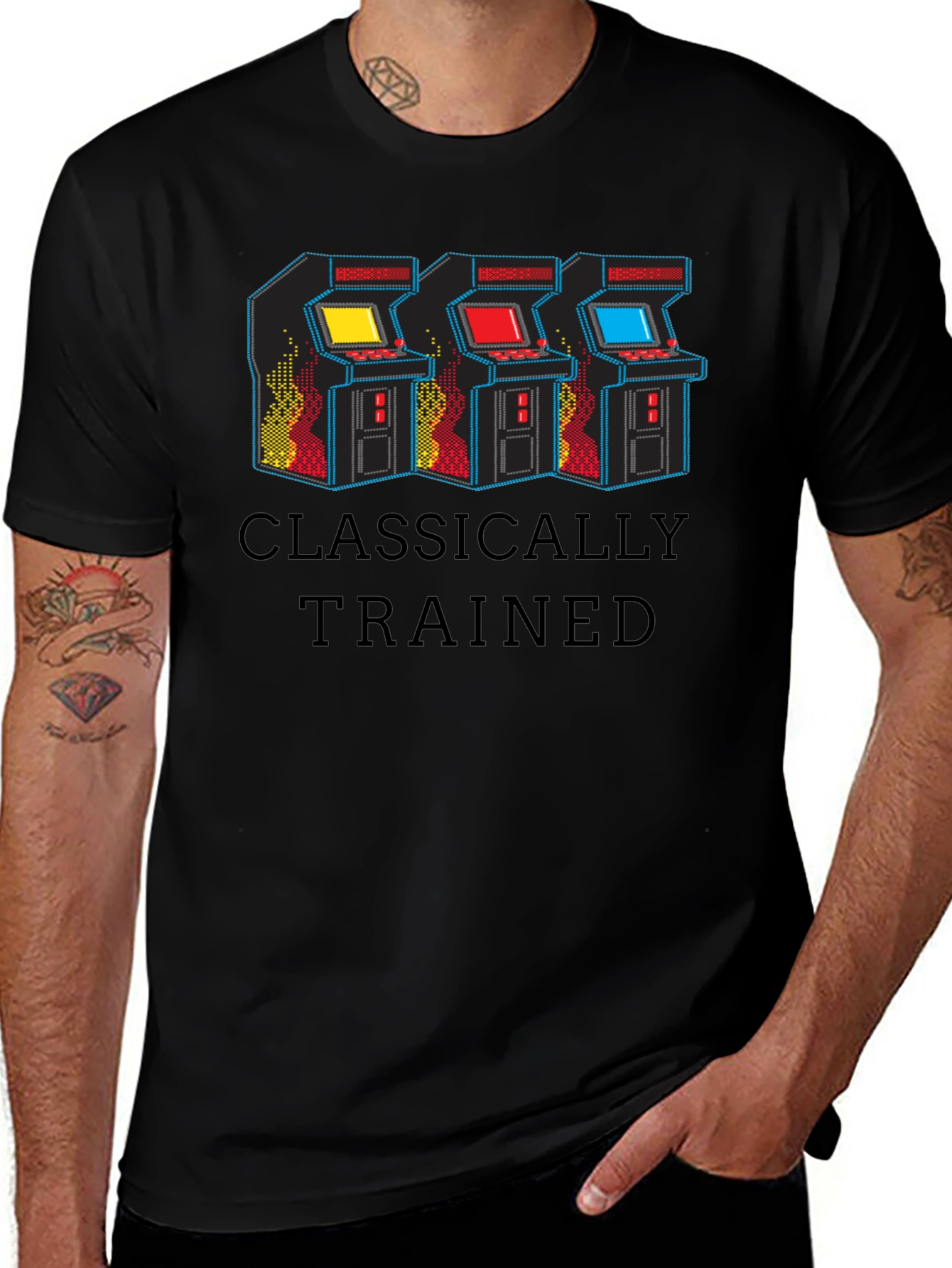 Classically Trained Retro Arcade Gamer T-Shirt