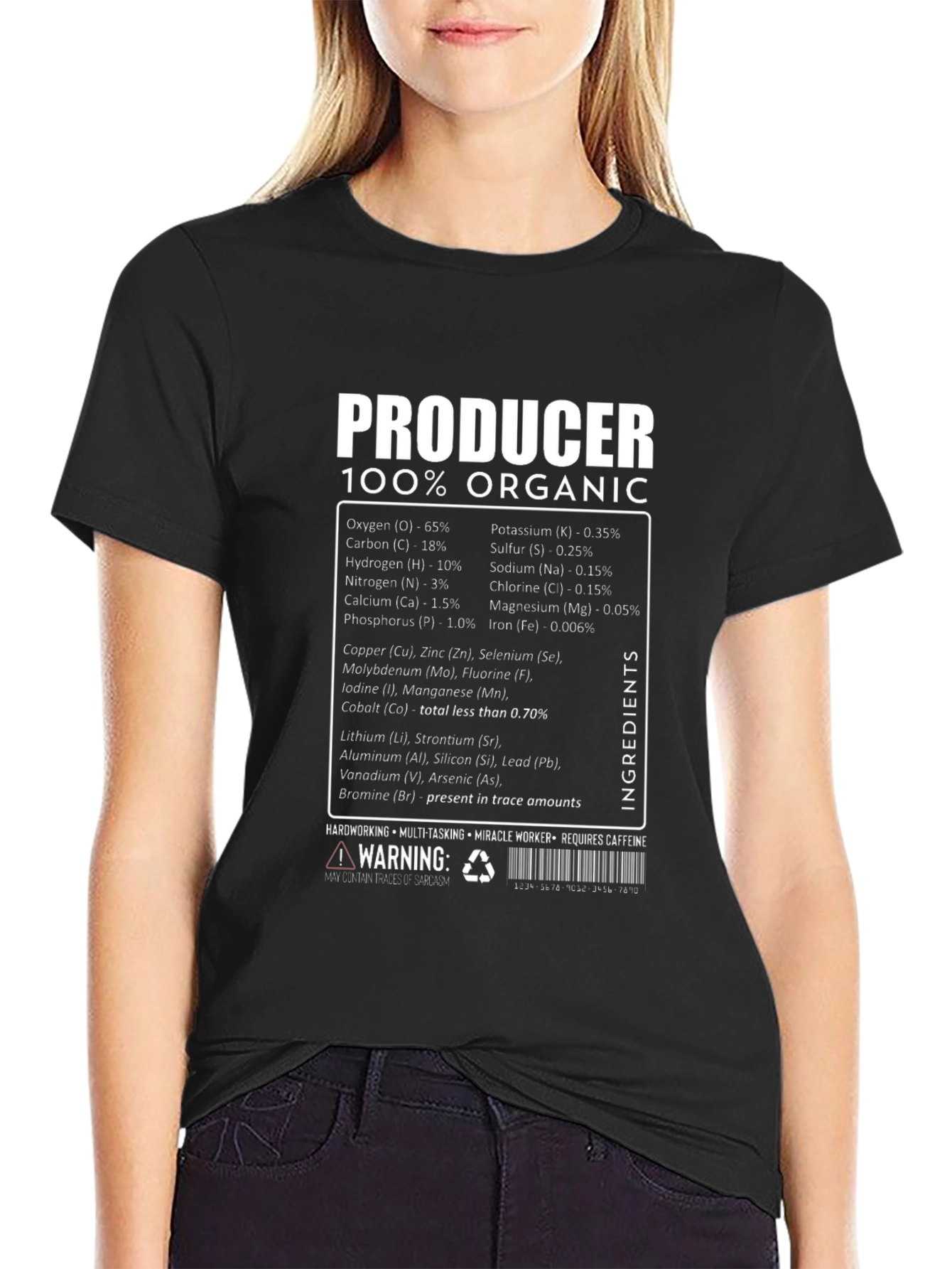 Producer 100% Organic Ingredients T-Shirt