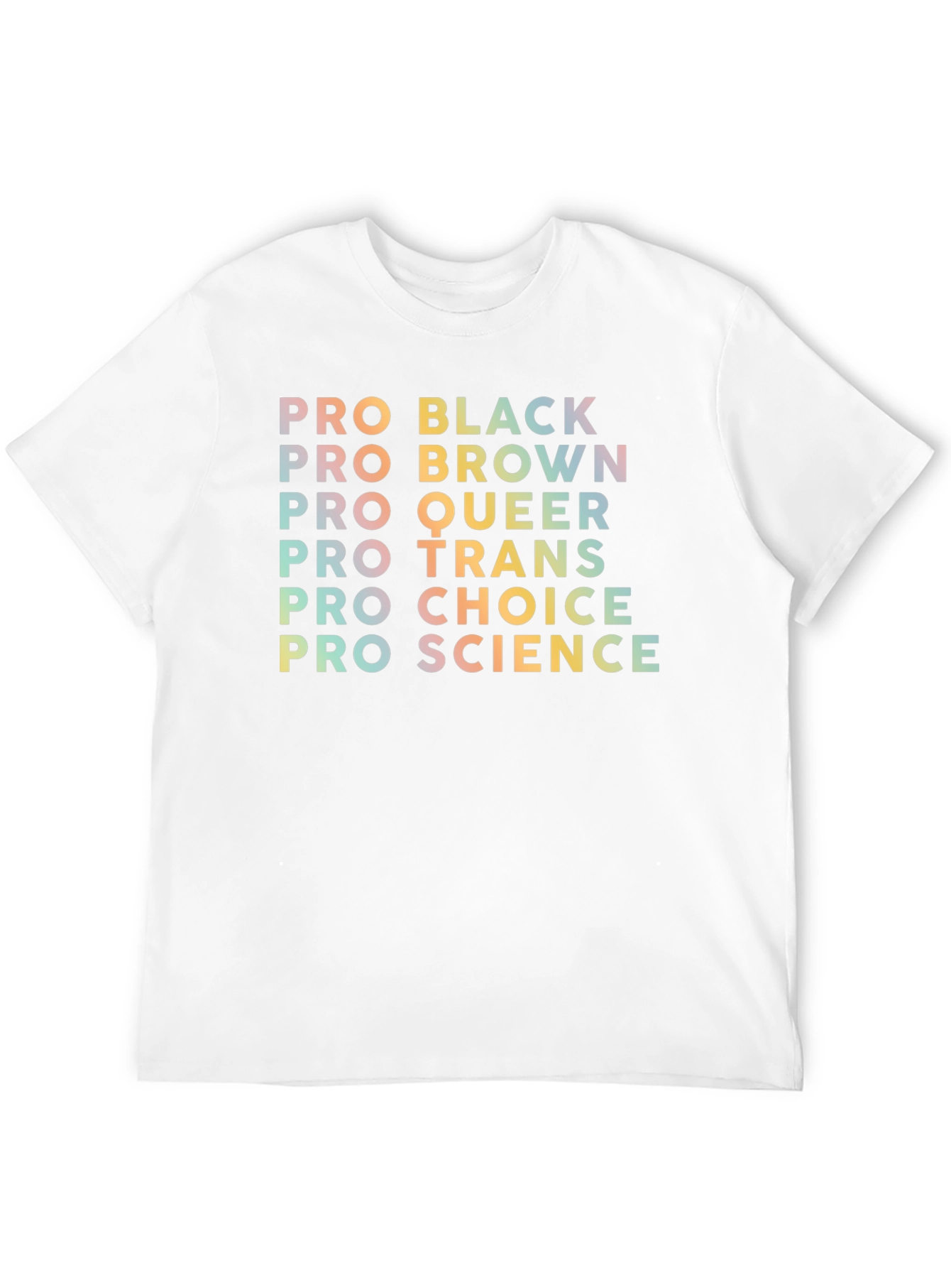 Pro Black Brown Queer Trans Choice Science T-Shirt