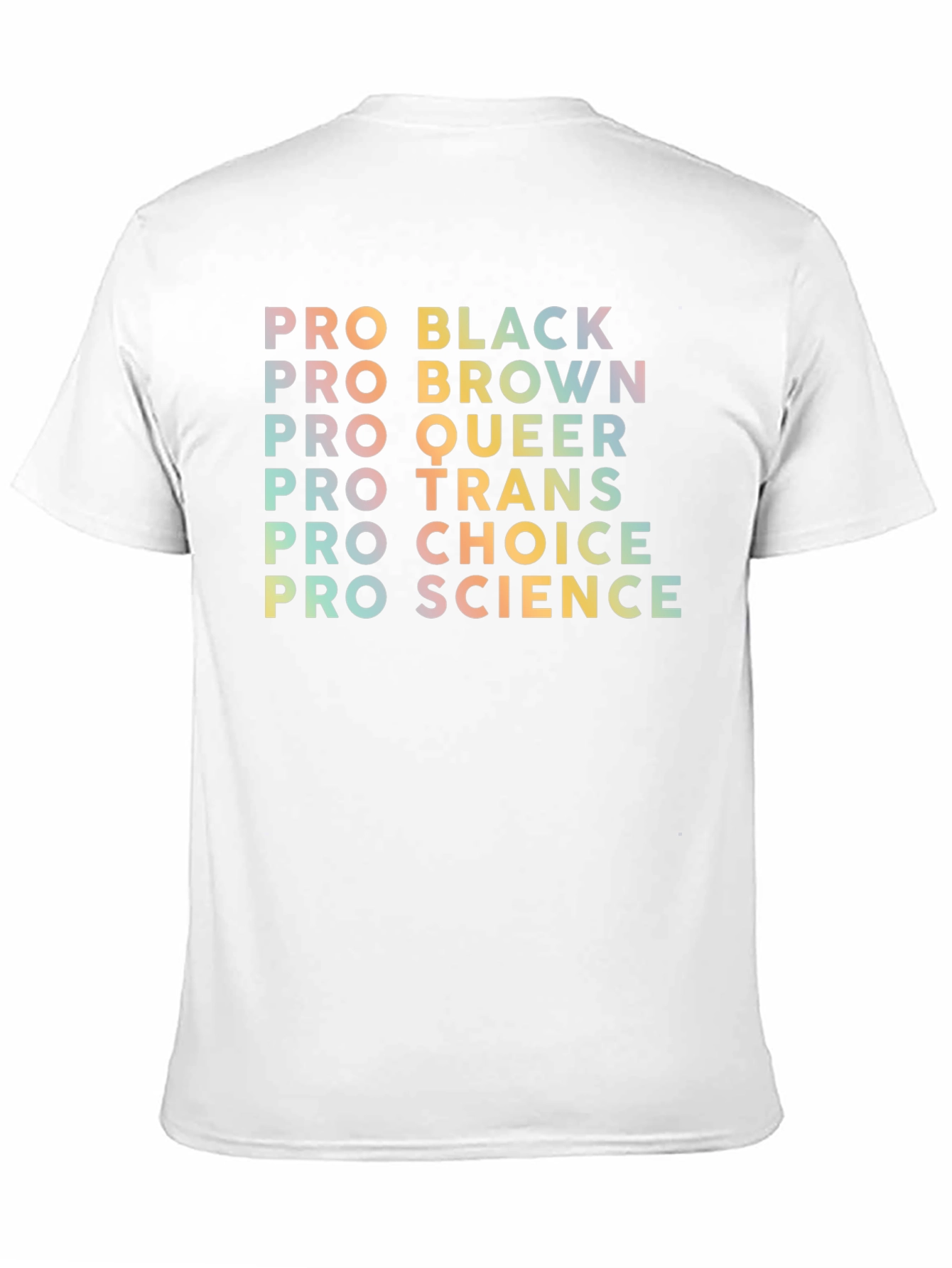 Pro Black Brown Queer Trans Choice Science T-Shirt