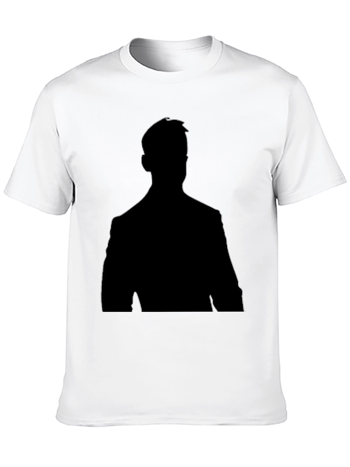 Mens Silhouette T-Shirt - Classic Black Tee