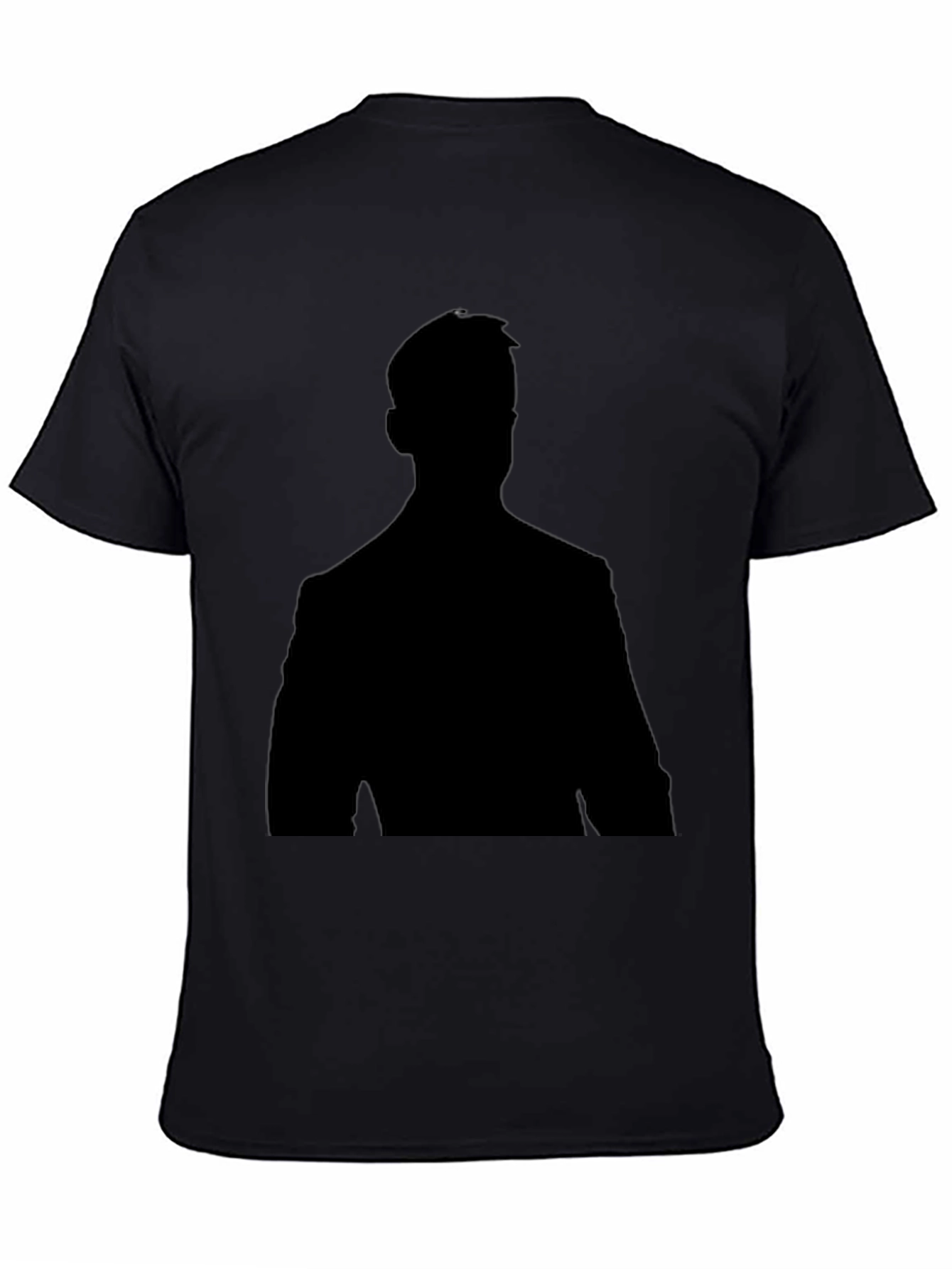 Mens Silhouette T-Shirt - Classic Black Tee