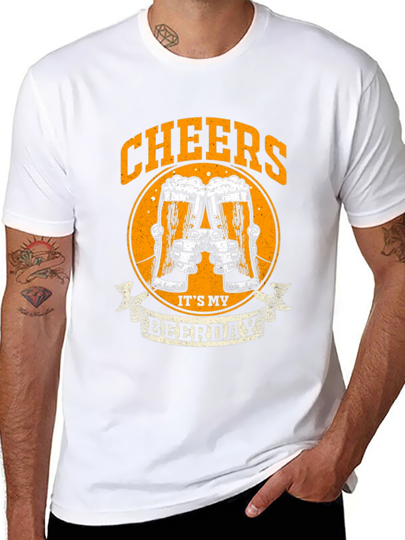 Cheers Its My Beerday Graphic Tee