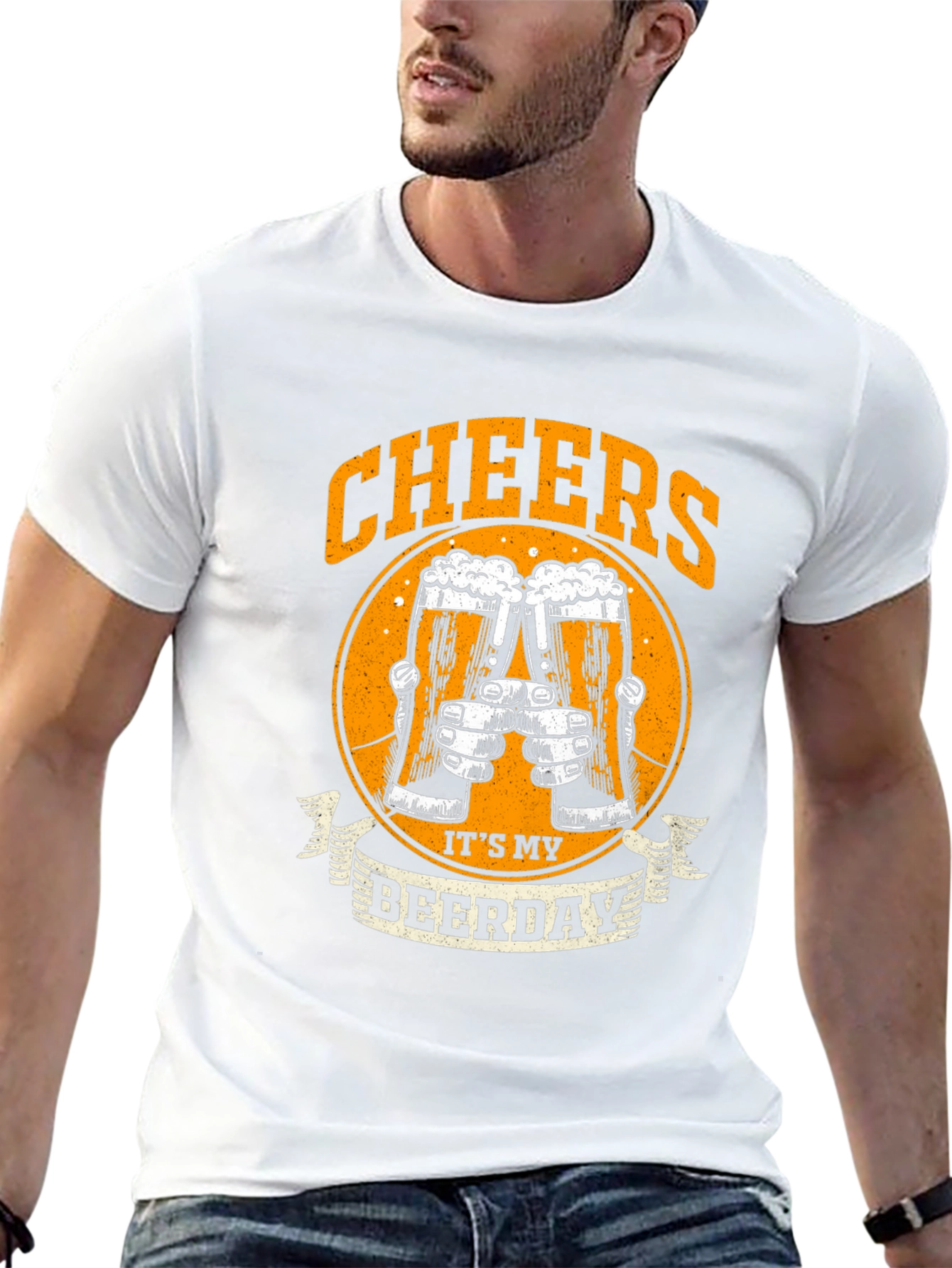 Cheers Its My Beerday Graphic Tee