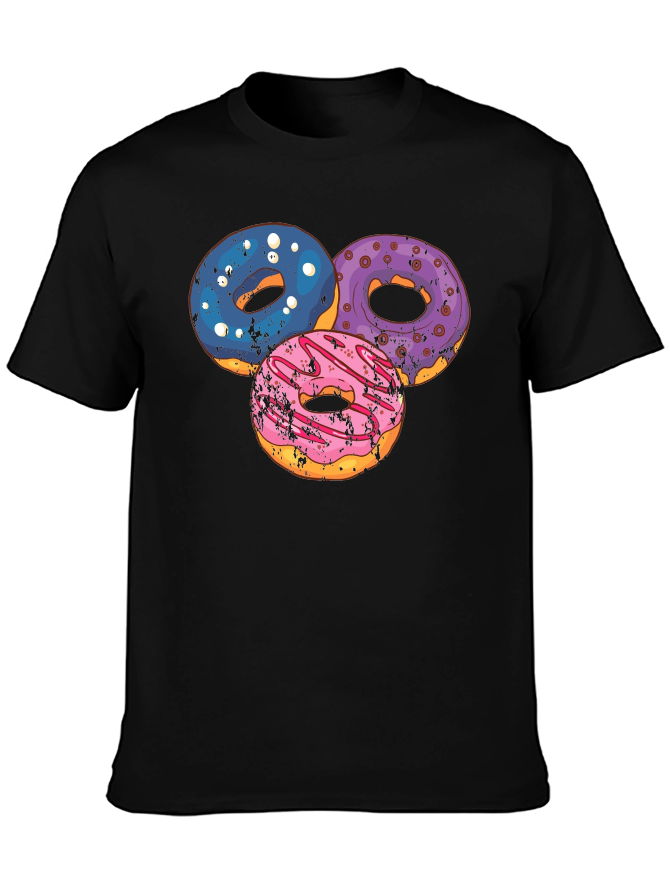 Donut Graphic T-Shirt - Casual Wear