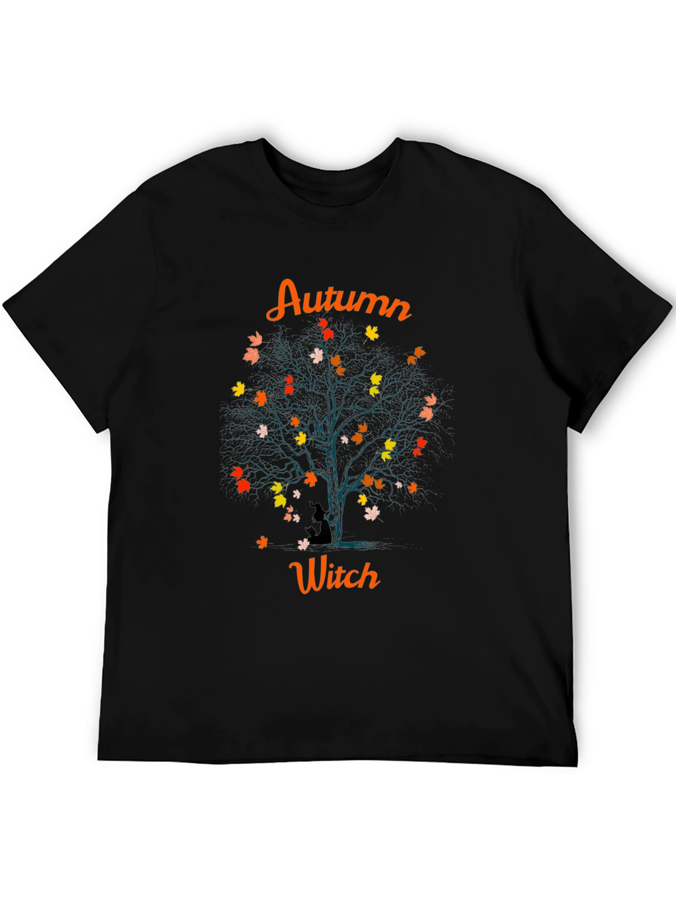 Autumn Witch Tree T-Shirt
