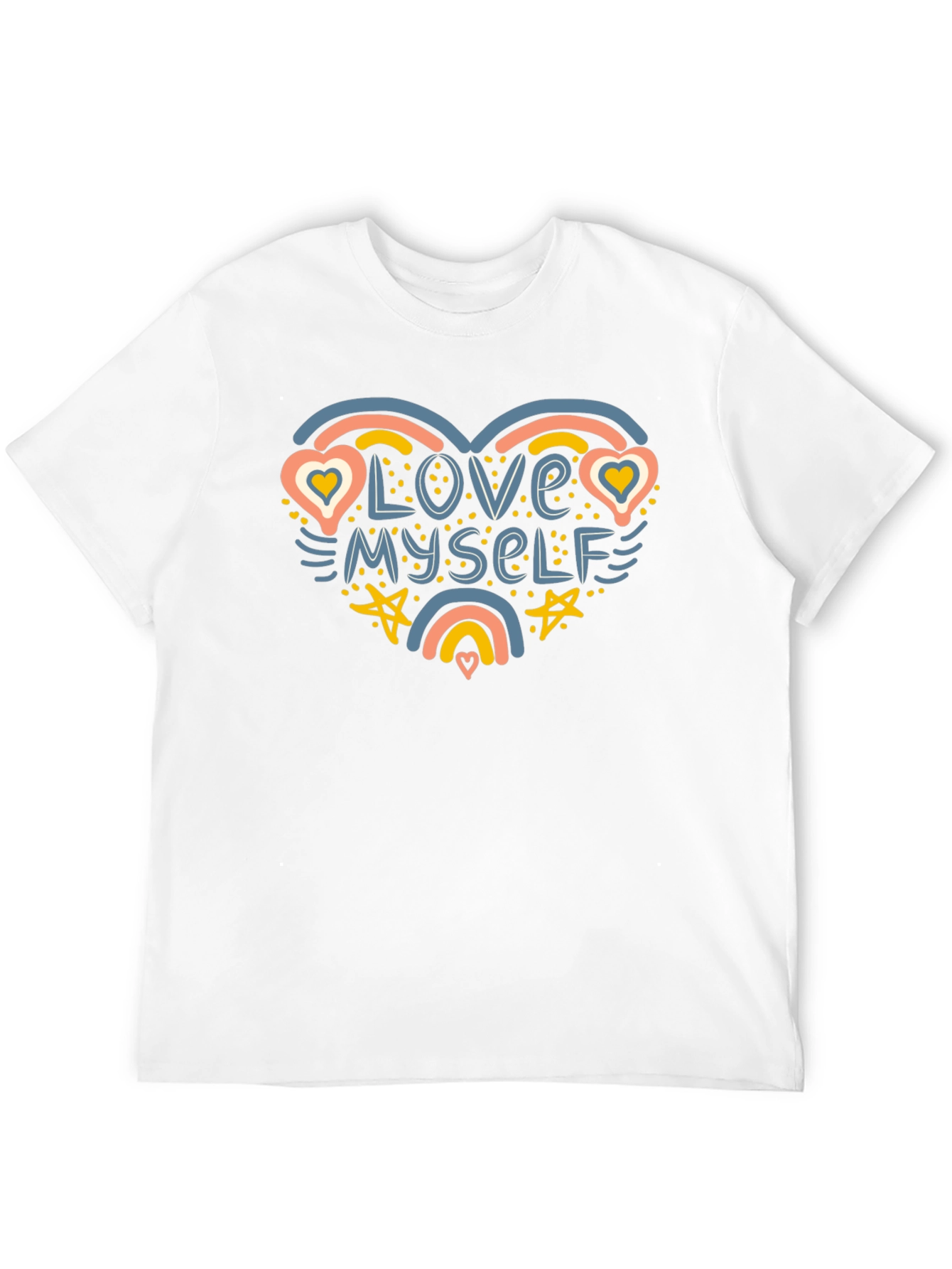 Love Myself Graphic T-Shirt - Black
