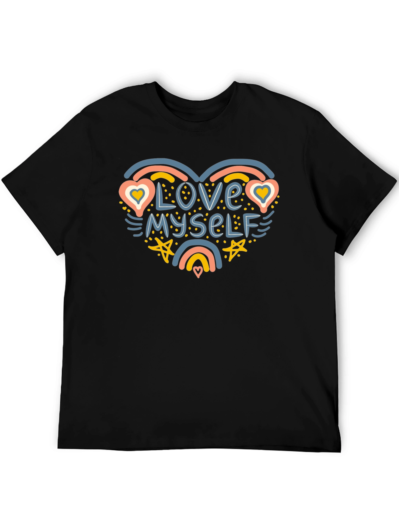 Love Myself Graphic T-Shirt - Black