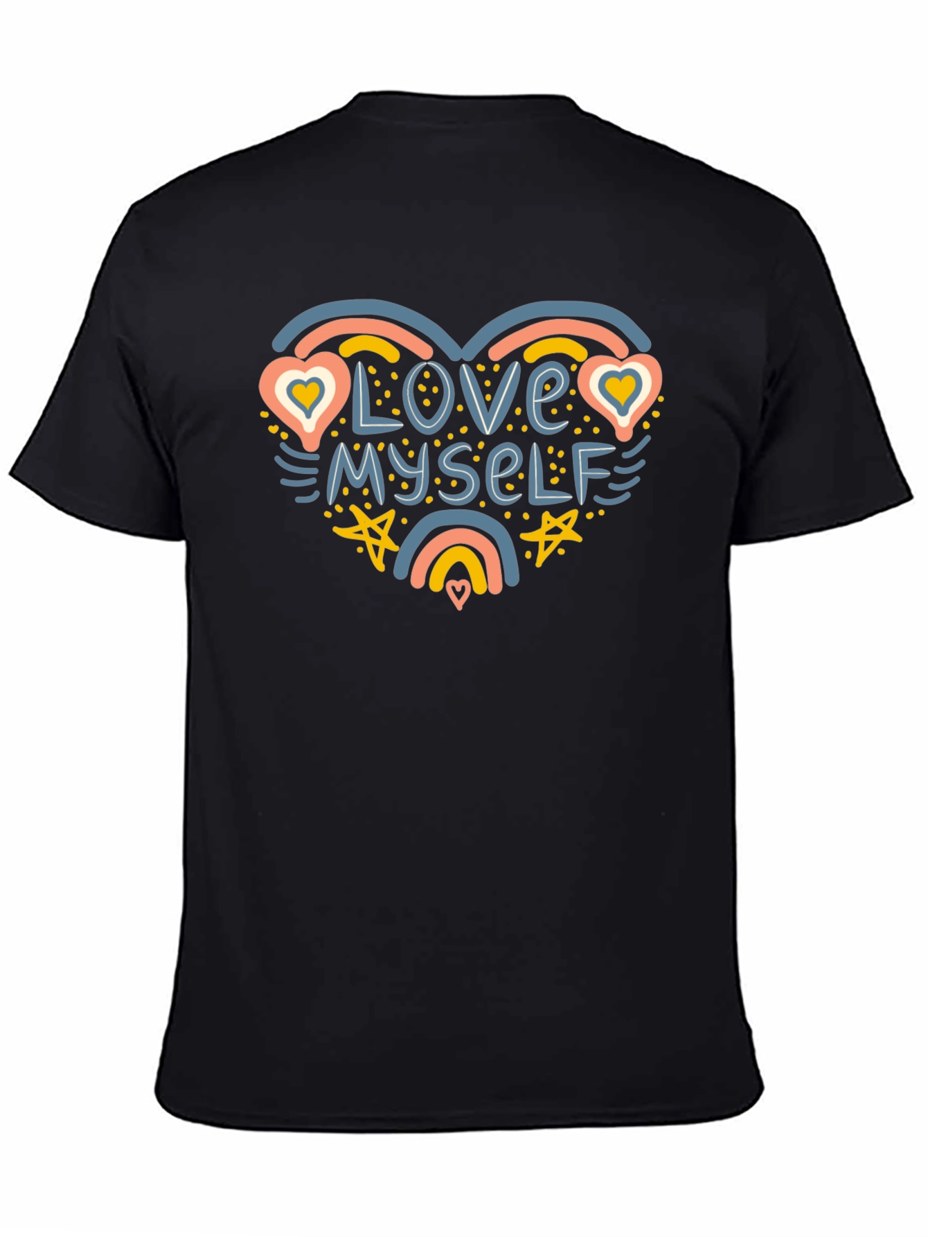 Love Myself Graphic T-Shirt - Black