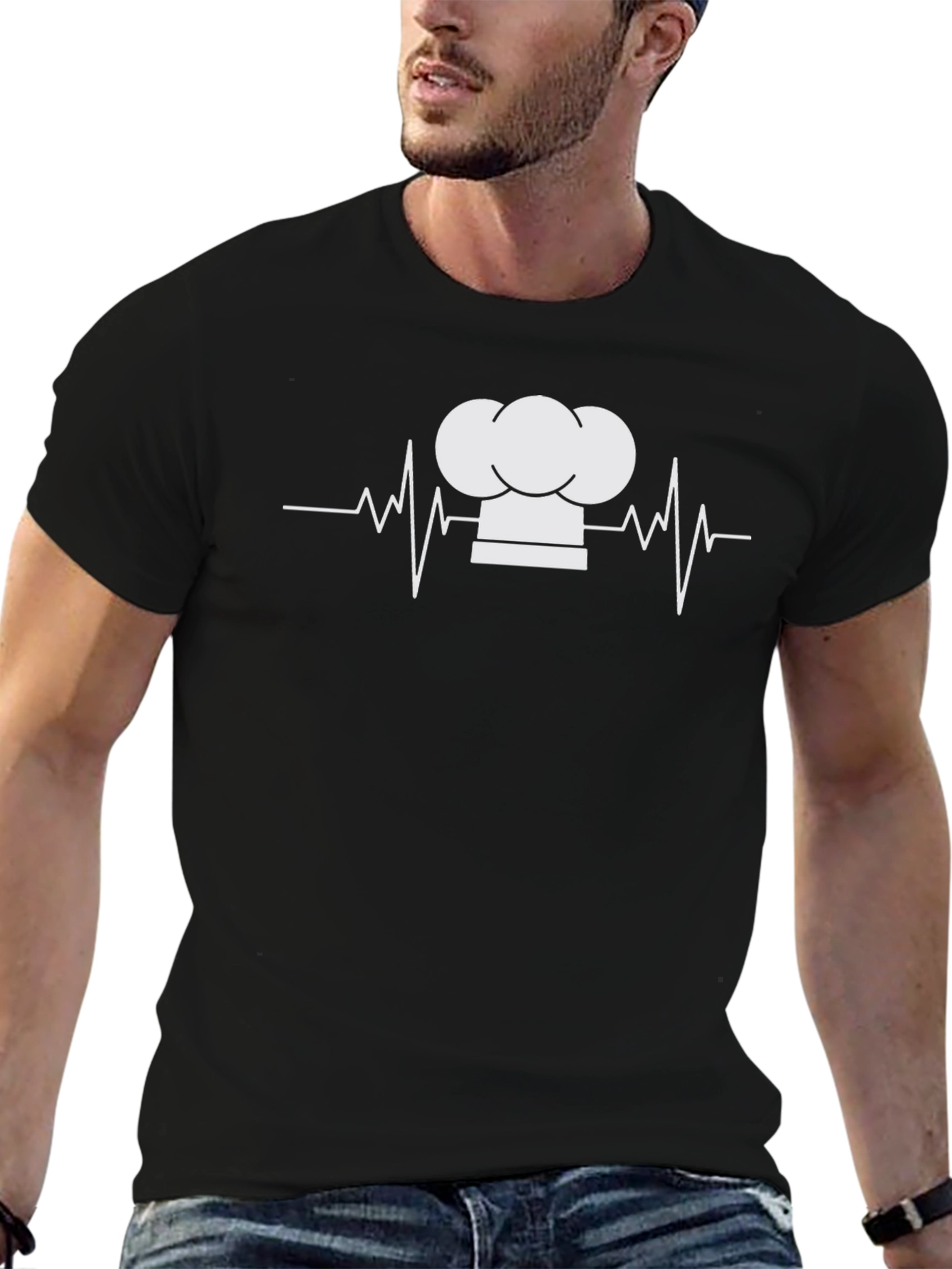 Chefs Heartbeat T-Shirt - Culinary Passion