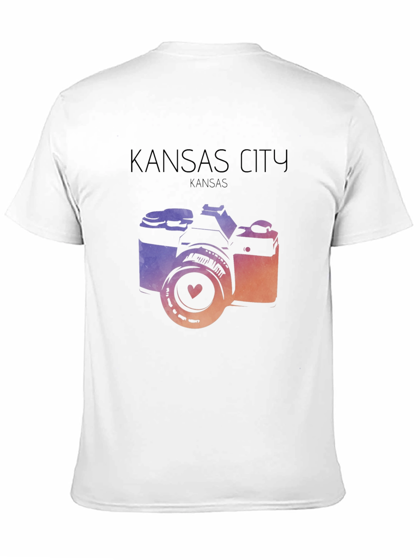 Kansas City Camera Graphic Tee - Black