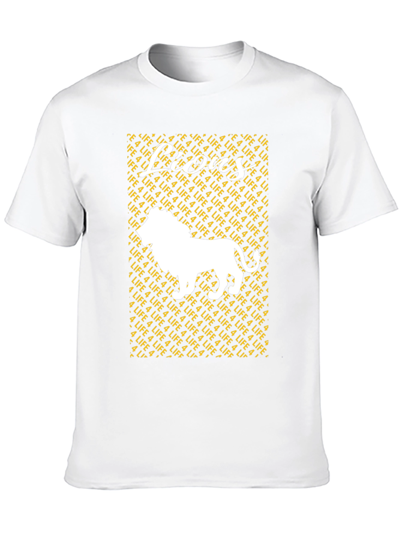 Lions 4 Life Graphic T-Shirt - Black