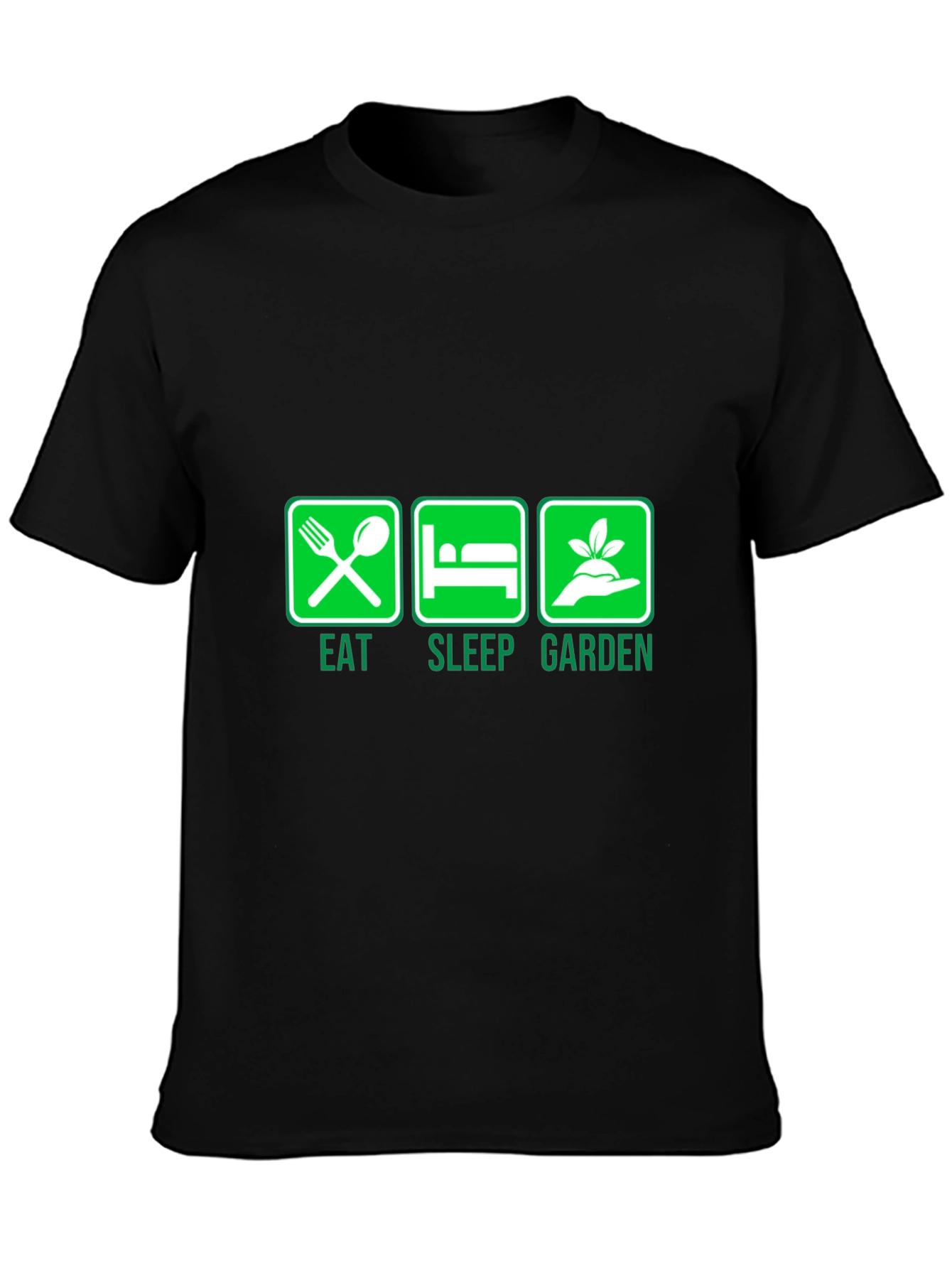 Eat Sleep Garden Graphic T-Shirt