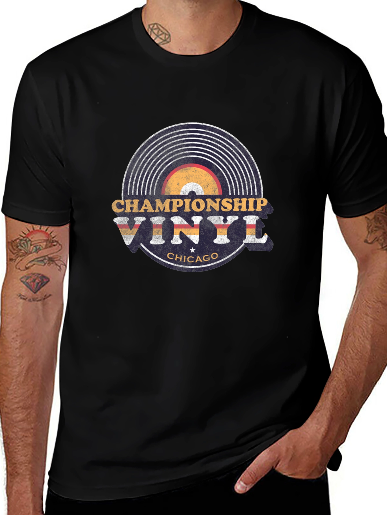 Championship Vinyl Chicago Graphic Tee