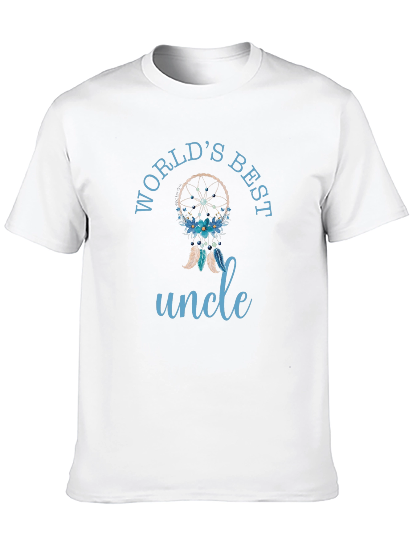 Worlds Best Uncle Dreamcatcher Graphic T-Shirt