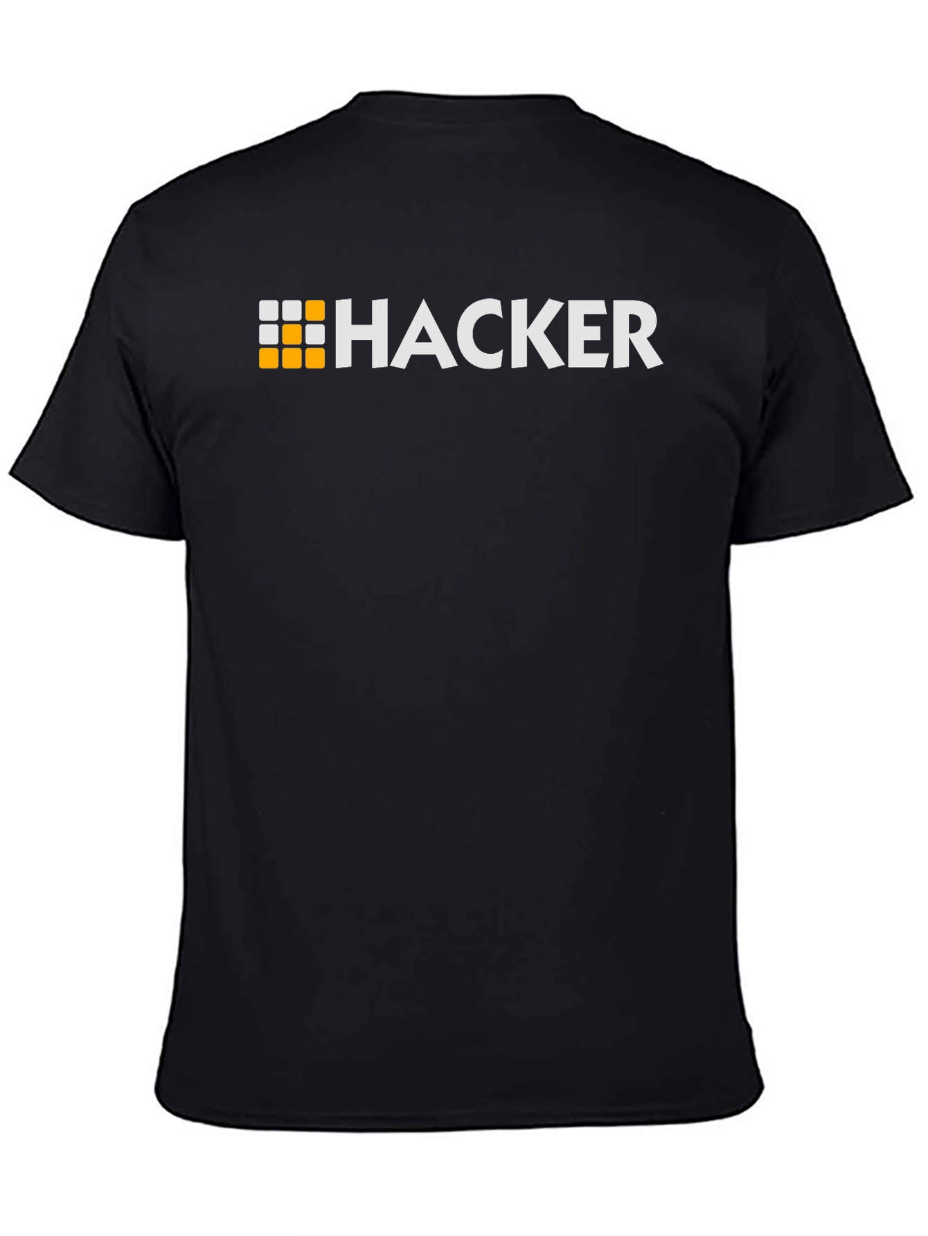 Hacker Graphic Tee - Black Cotton T-Shirt