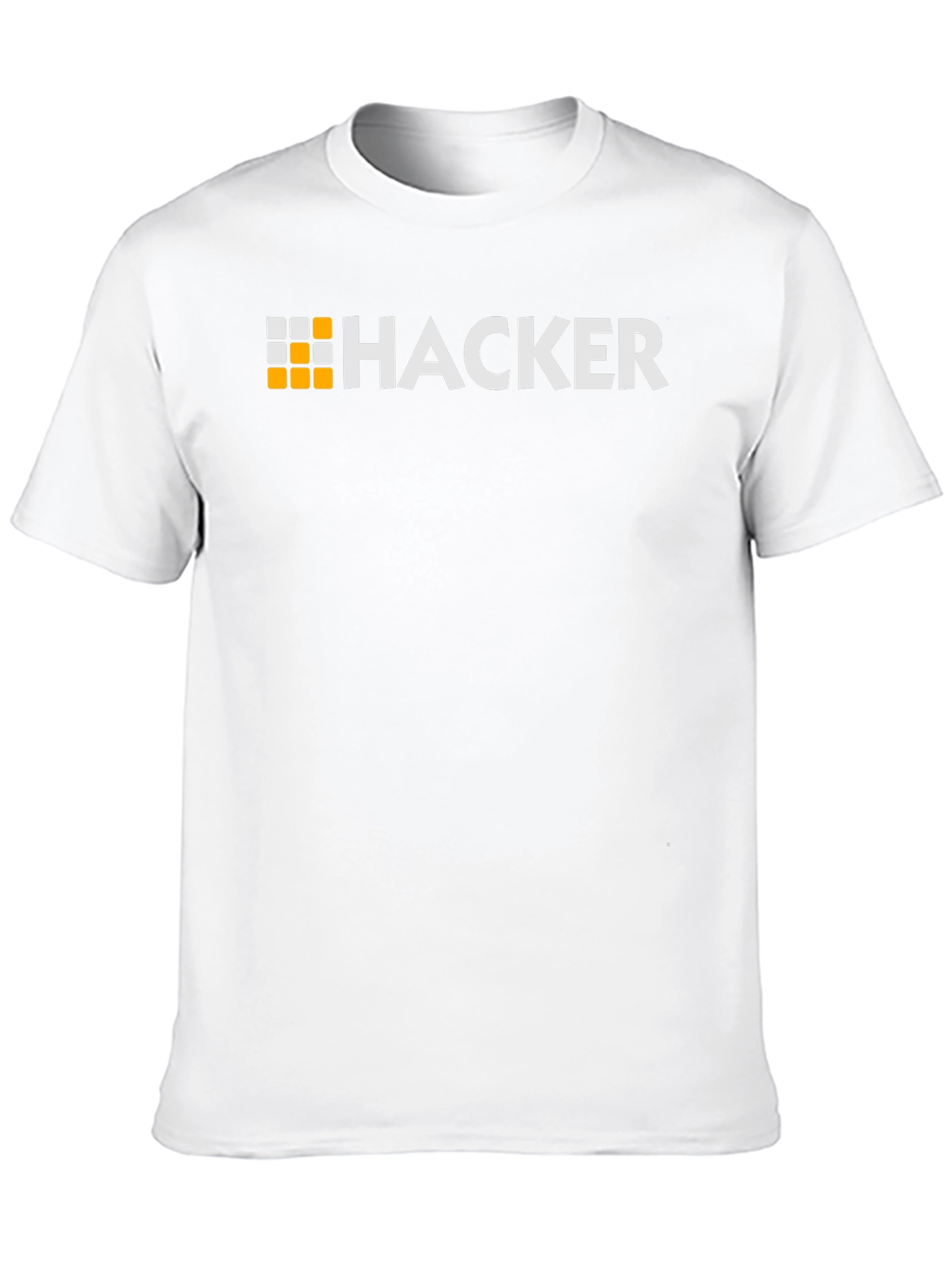 Hacker Graphic Tee - Black Cotton T-Shirt