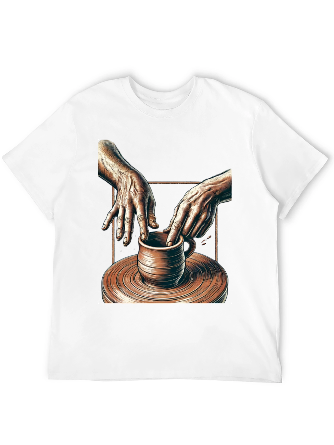Potters Hands Graphic Tee - Unisex Black T-Shirt