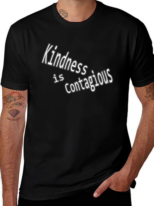 Kindness is Contagious Black T-Shirt