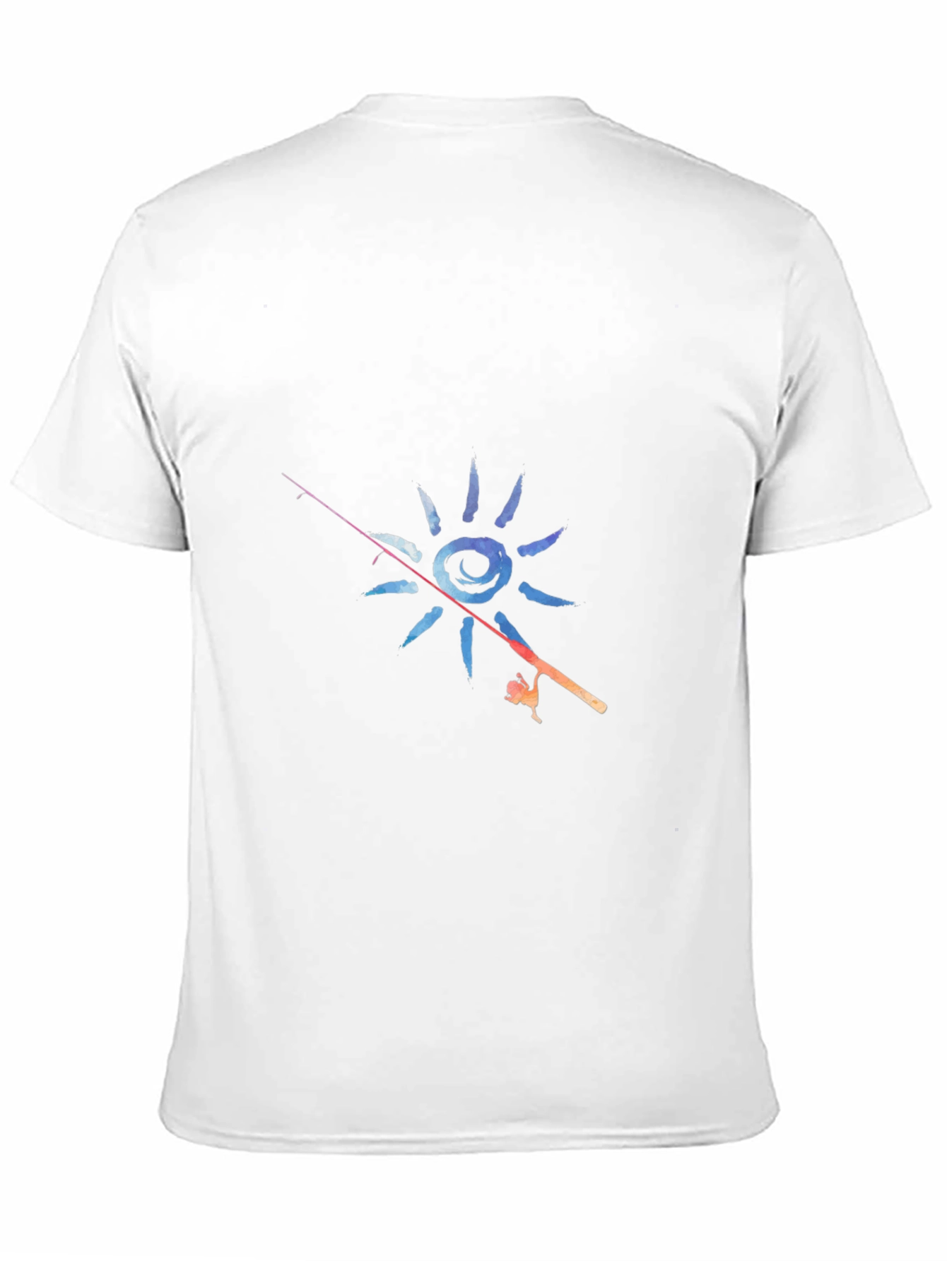 Fishing Sun Graphic T-Shirt