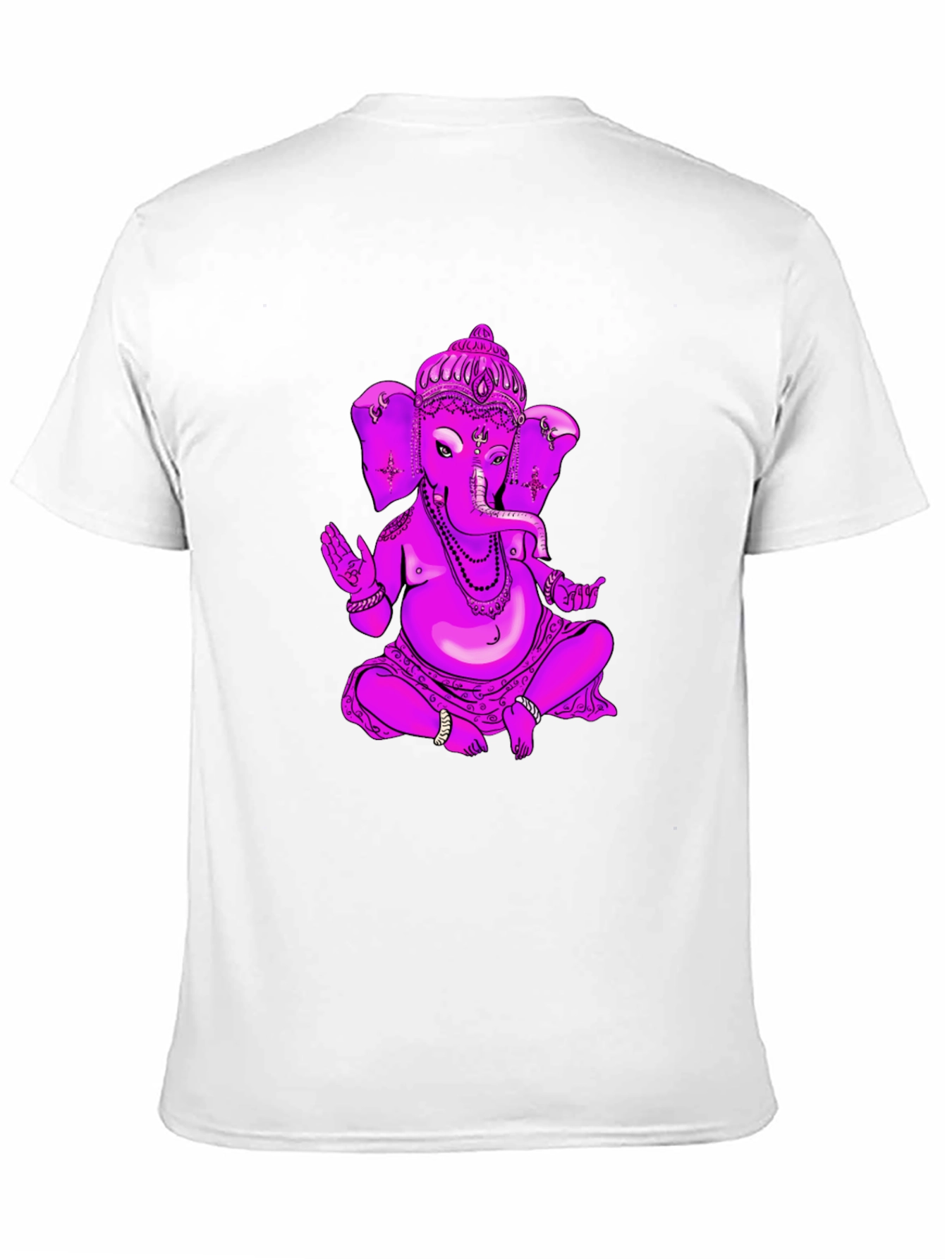 Ganesh Graphic Tee - Black Cotton Blend T-Shirt