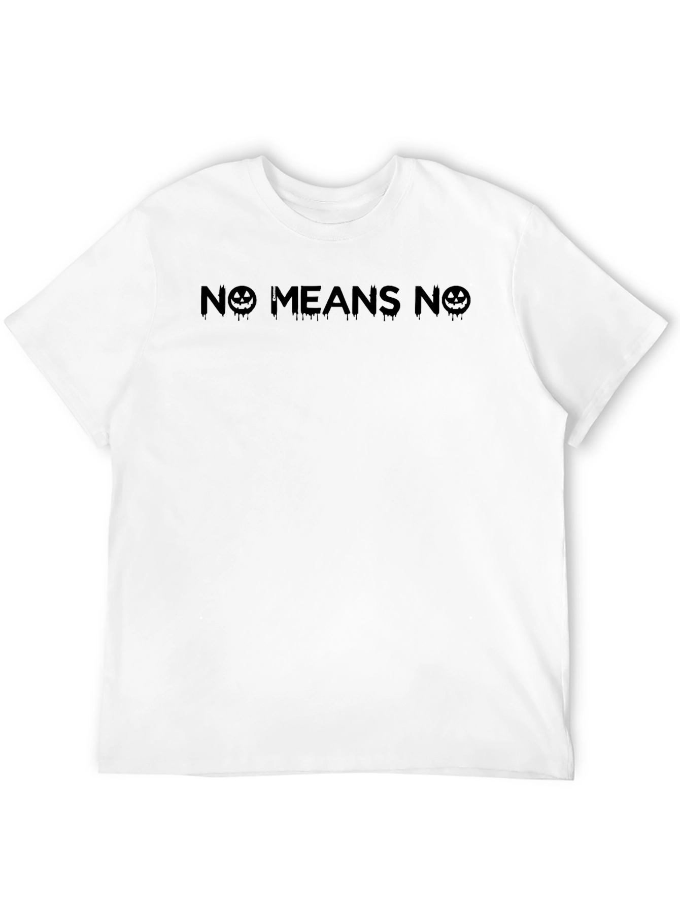 No Means No Graphic Tee - Halloween Style