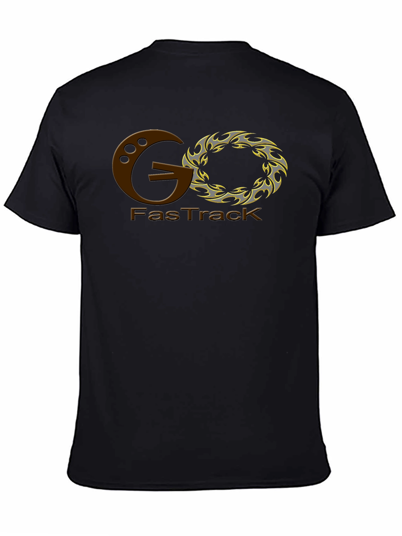GO FasTrack Graphic Tee - Black Cotton Blend