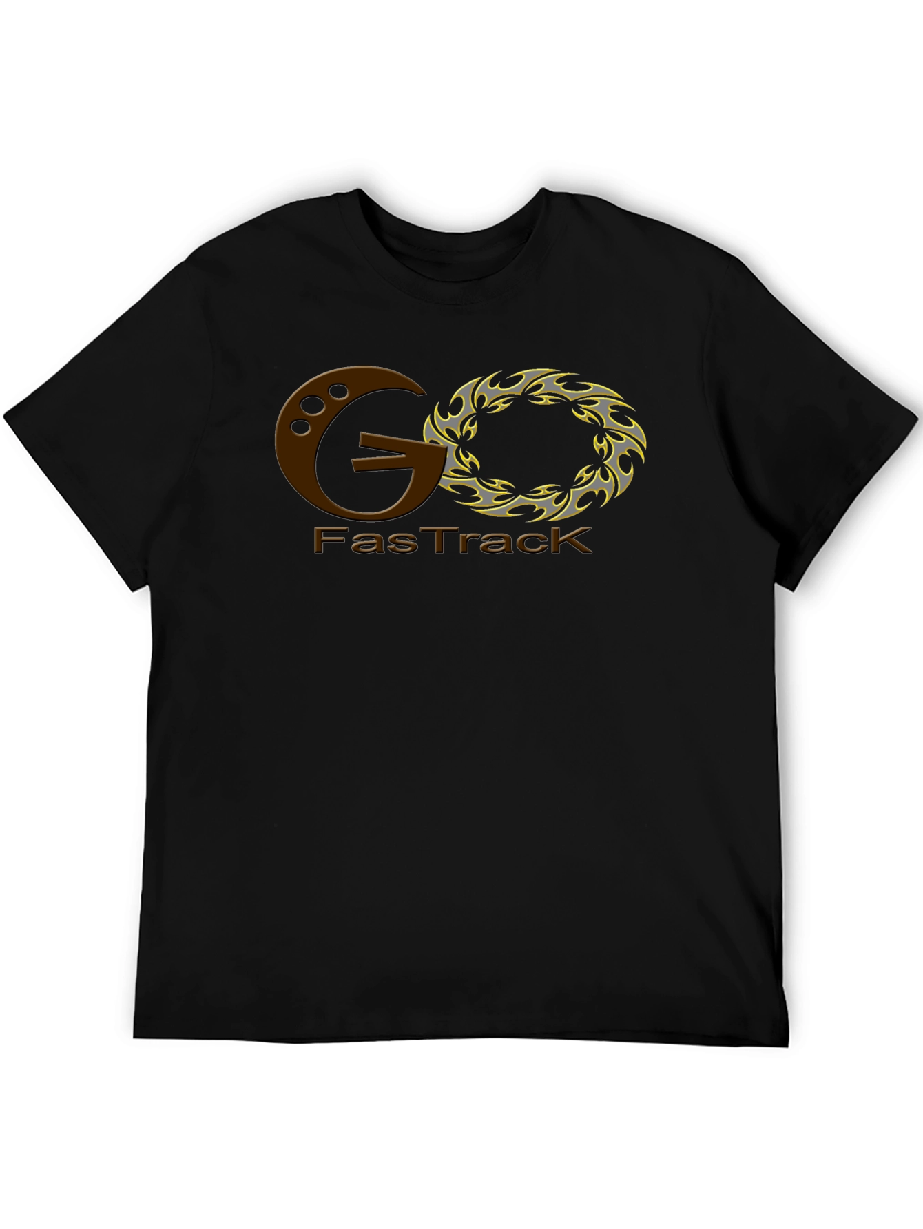 GO FasTrack Graphic Tee - Black Cotton Blend