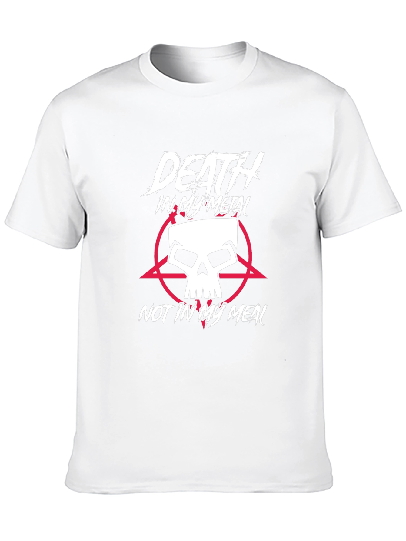 Death in My Metal Skull Graphic T-Shirt