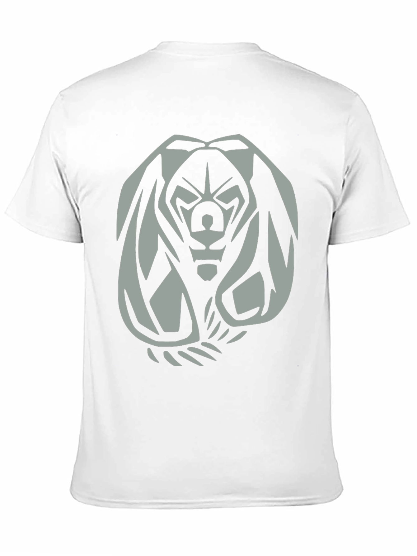 Mens Black Graphic Tee - Fierce Bear Design