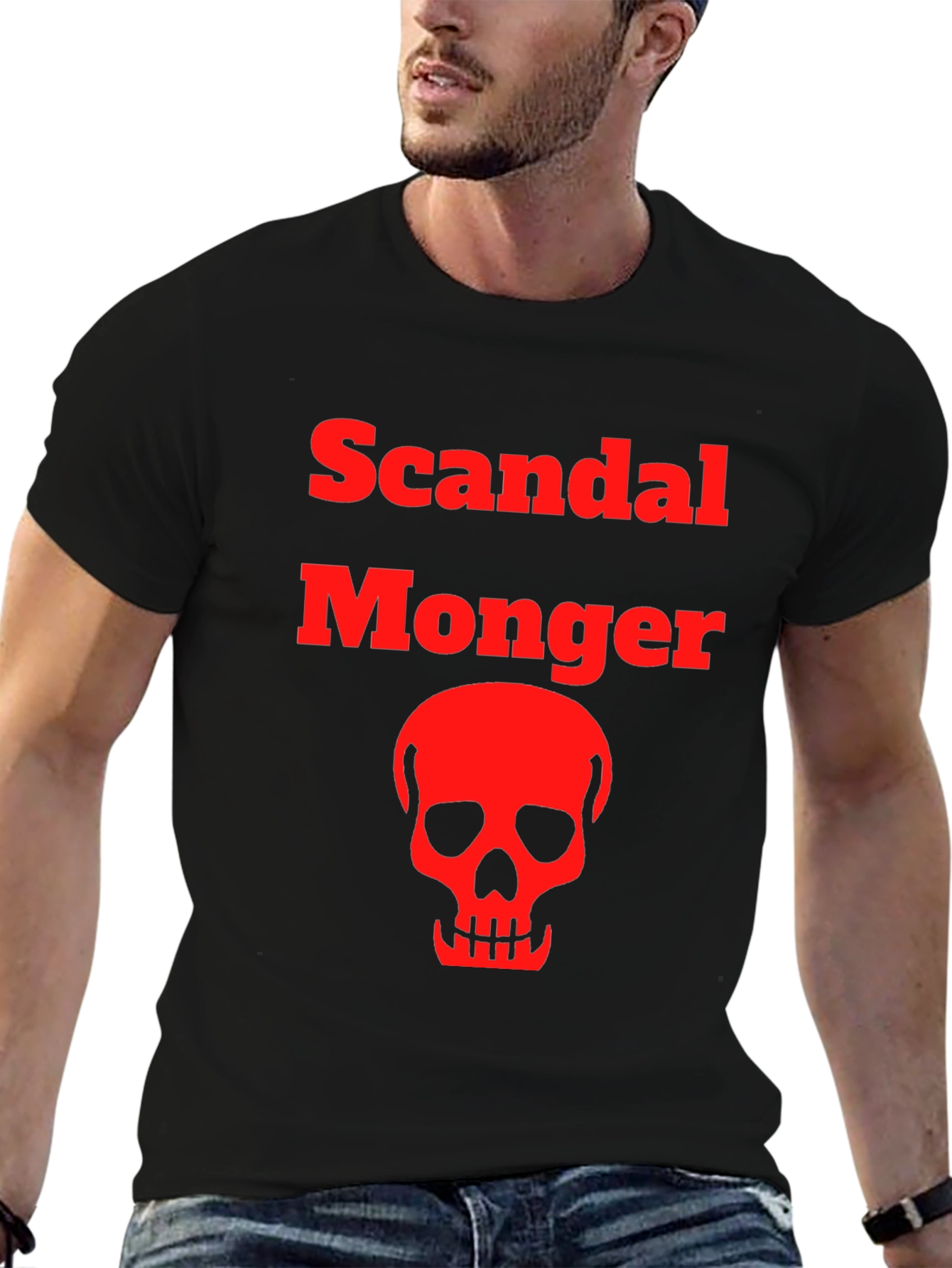 Scandal Monger Skull Graphic Tee