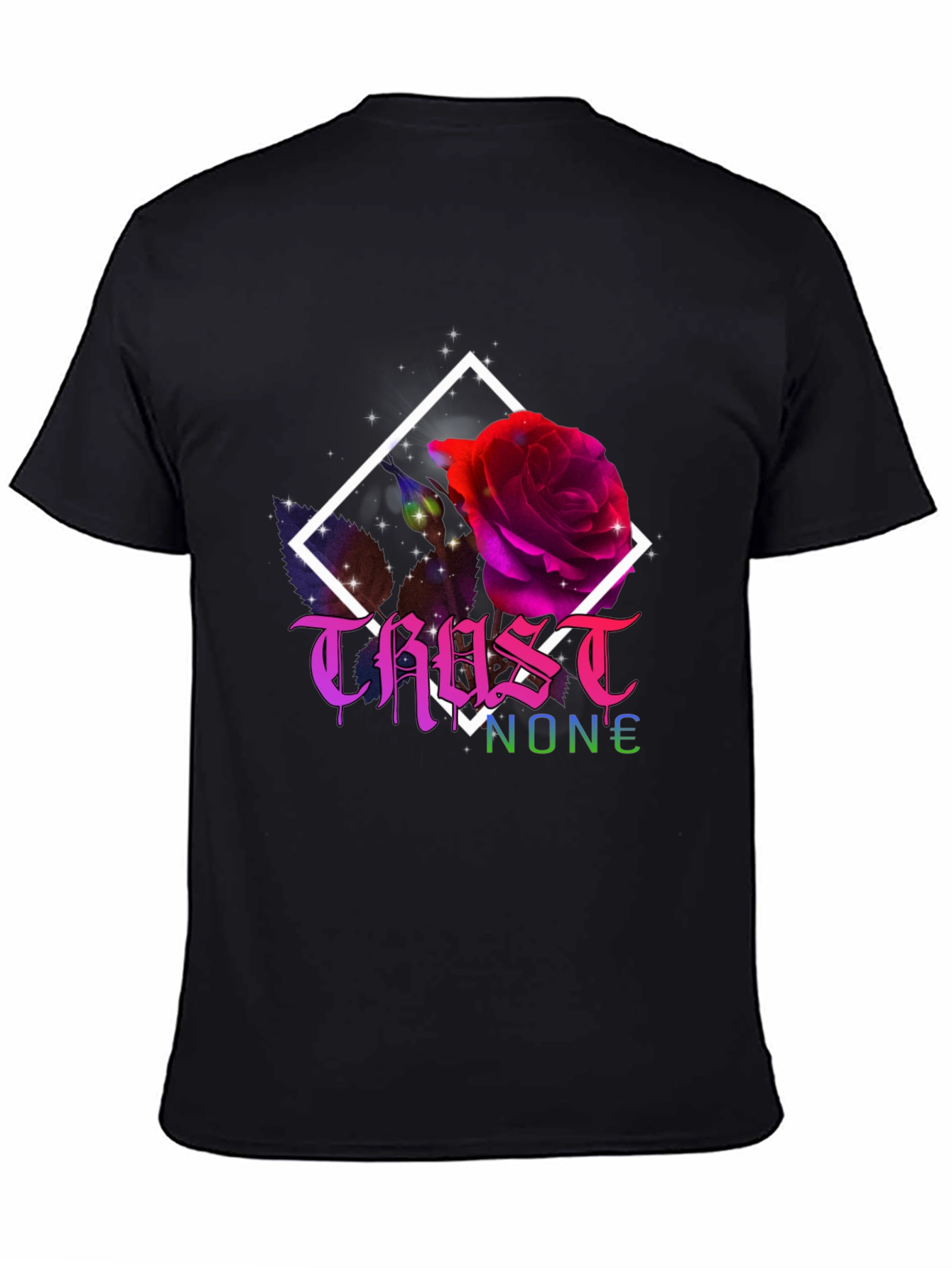 Trust No One Rose Graphic T-Shirt