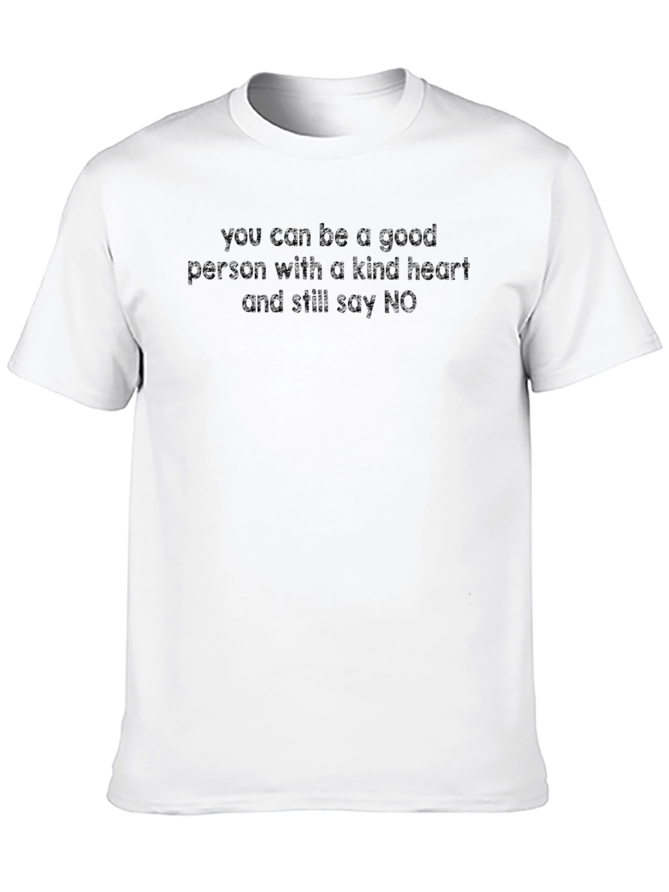 Kind Heart Black T-Shirt - Positive Message