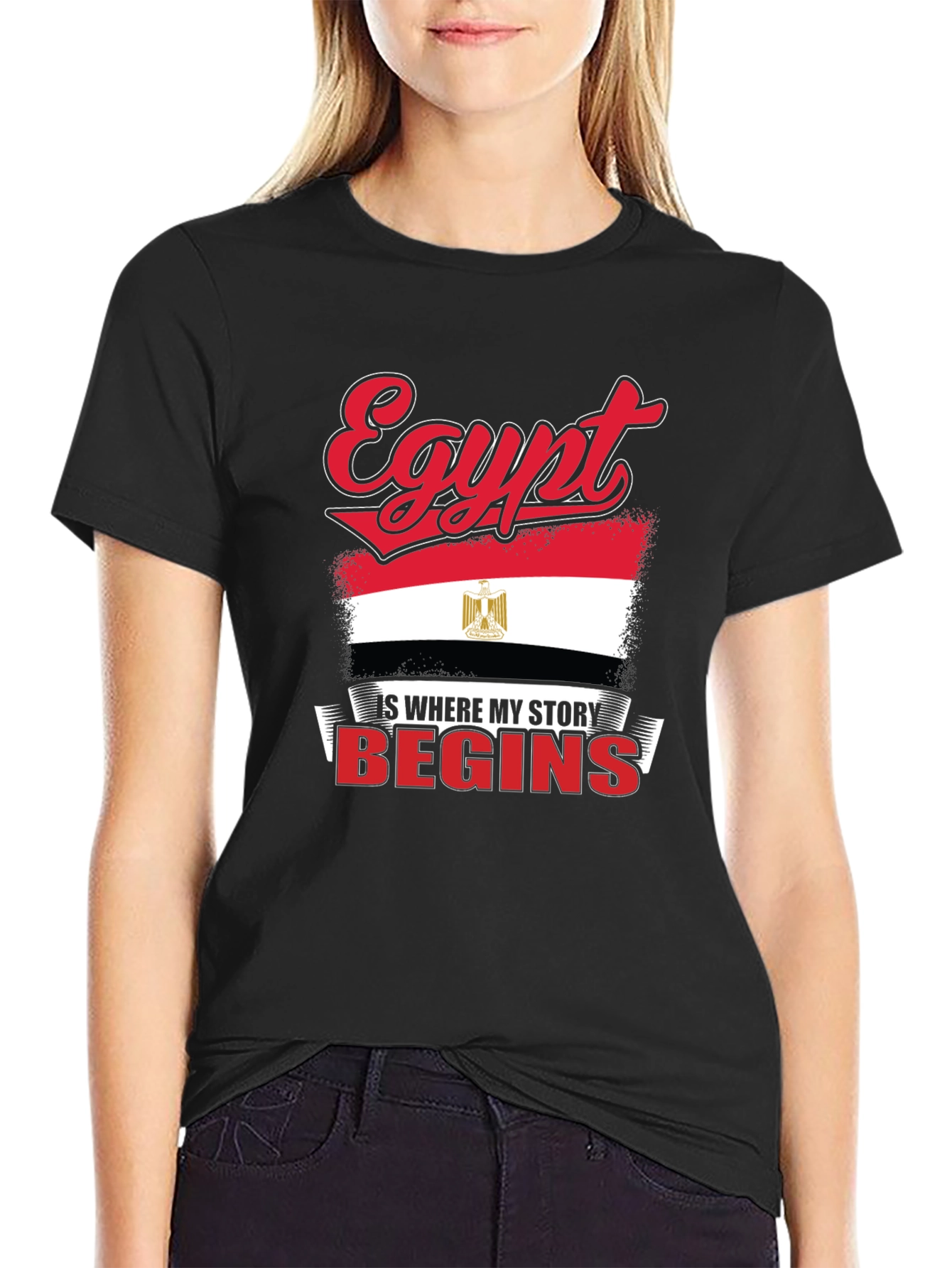 Egypt Story Begins T-Shirt - Black