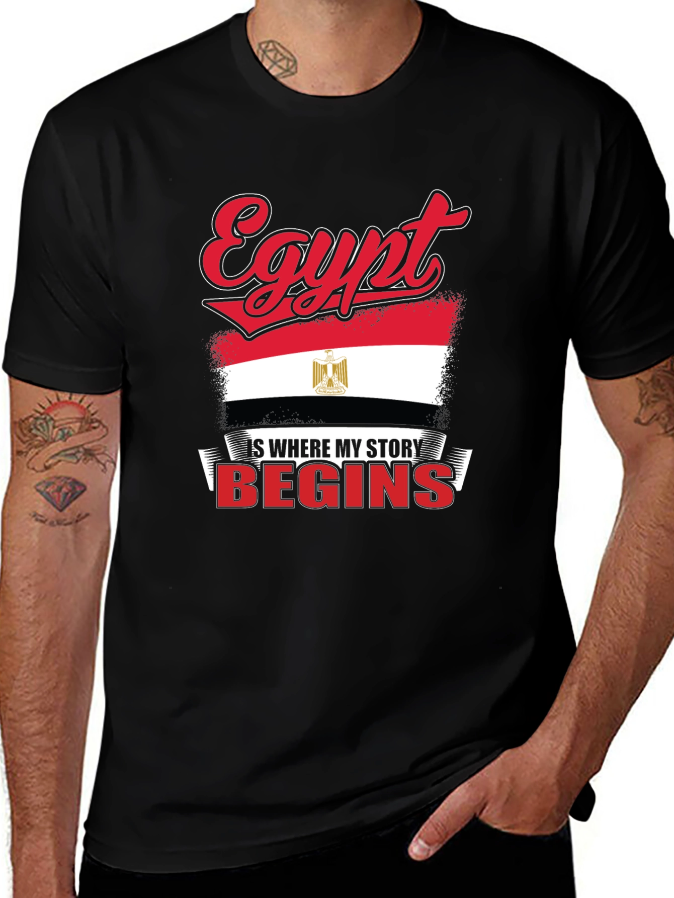 Egypt Story Begins T-Shirt - Black