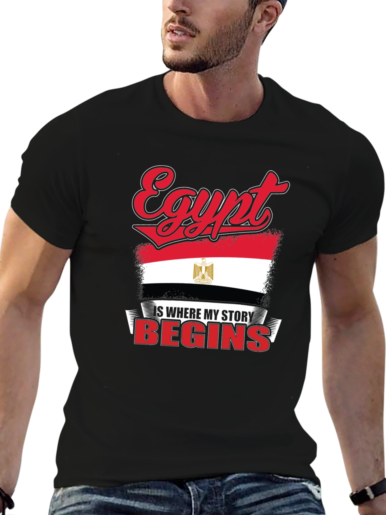 Egypt Story Begins T-Shirt - Black