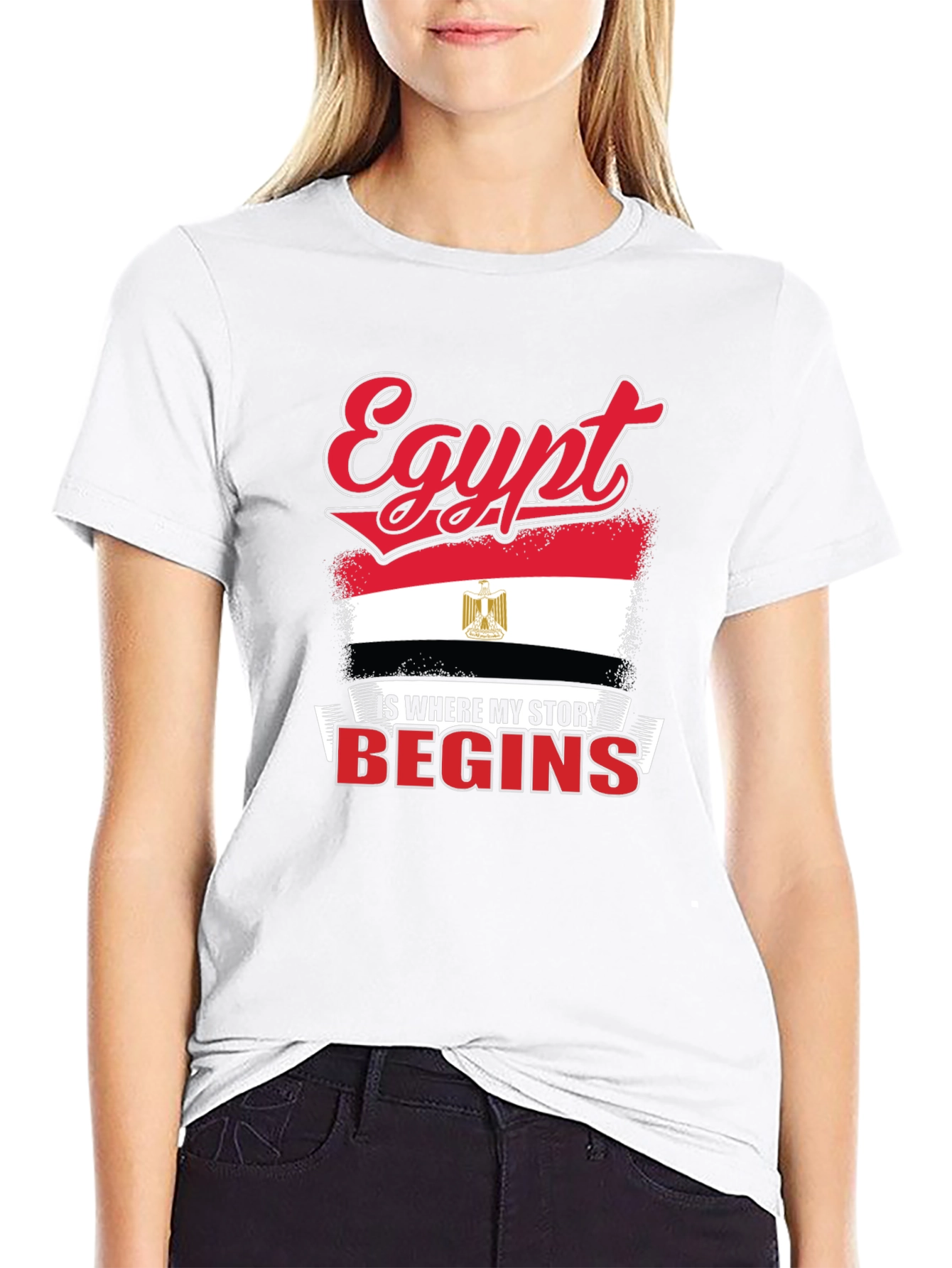 Egypt Story Begins T-Shirt - Black