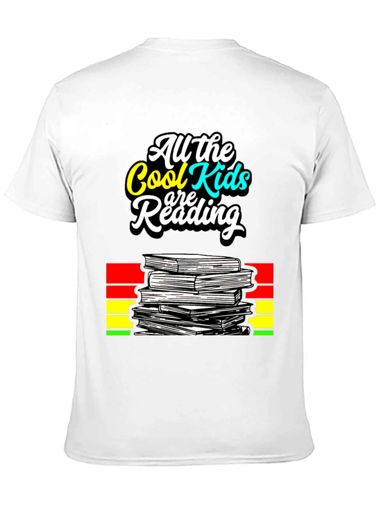 Cool Kids Reading Graphic T-Shirt