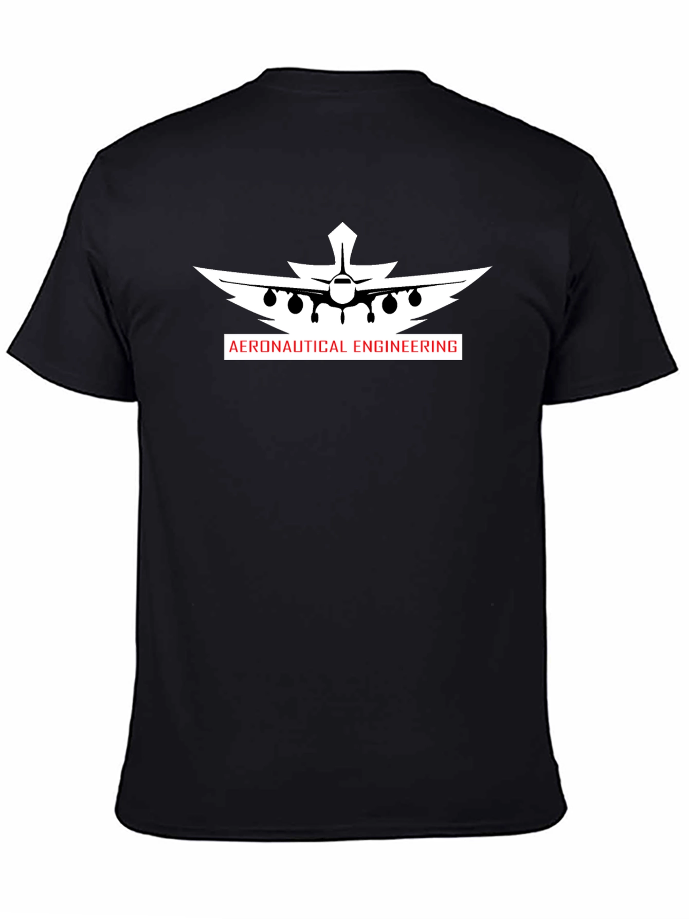 Aeronautical Engineering Black T-Shirt