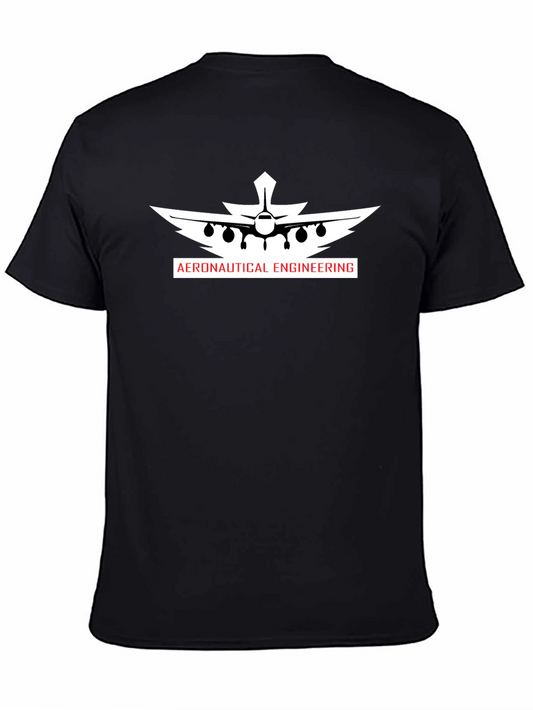 Aeronautical Engineering Black T-Shirt