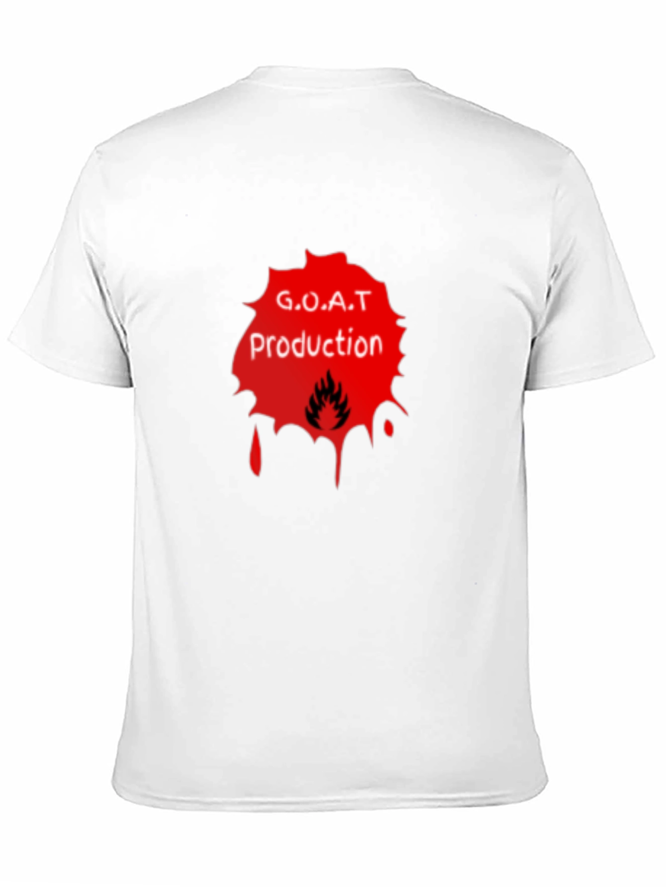 G.O.A.T Production Black Graphic Tee