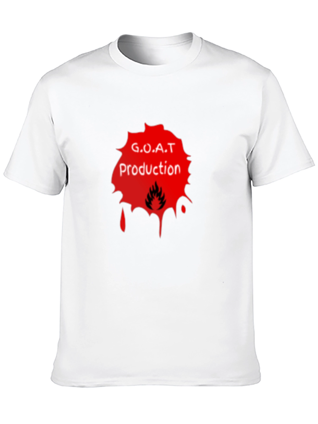G.O.A.T Production Black Graphic Tee