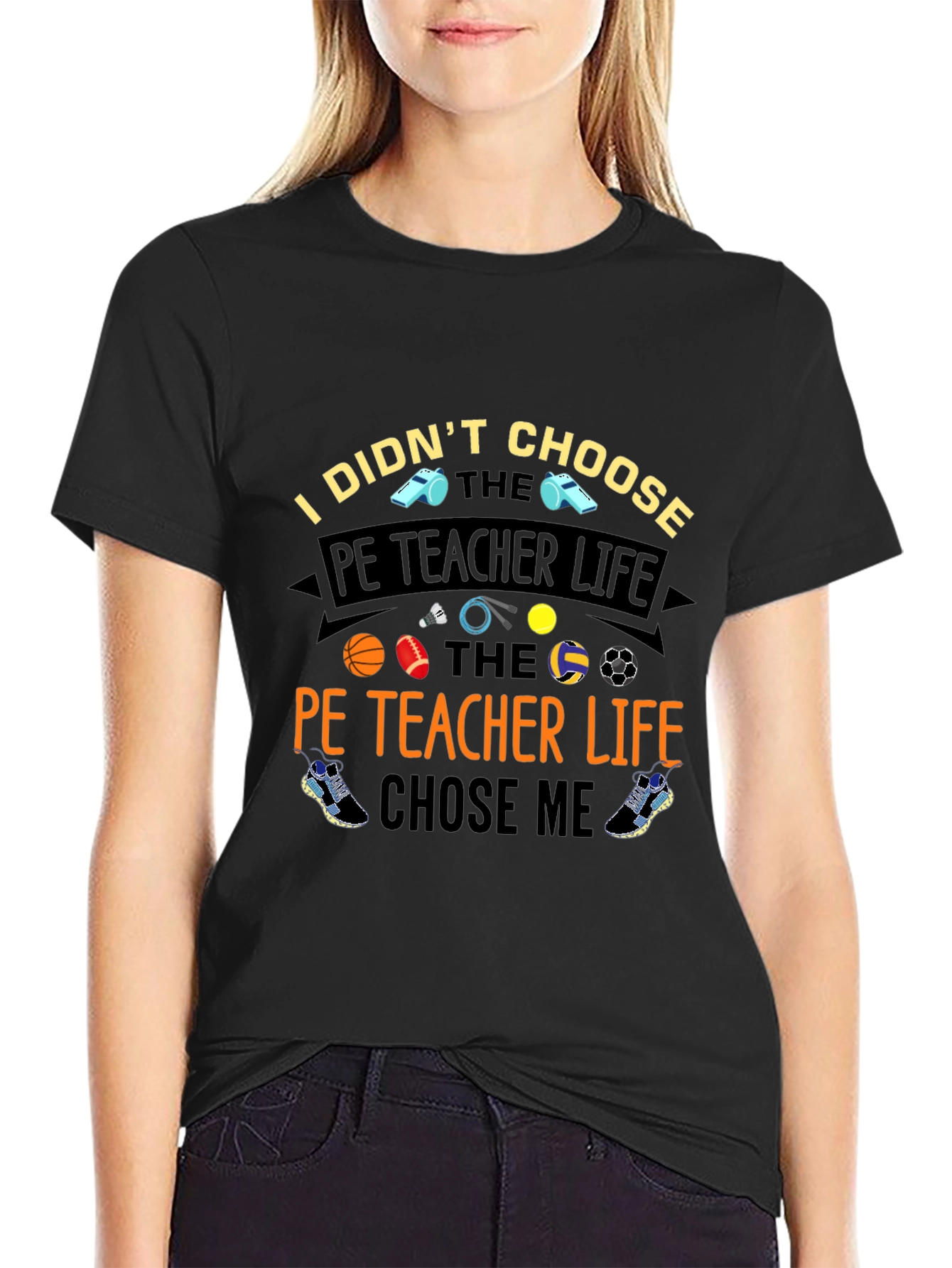 PE Teacher Life Graphic T-Shirt - Unisex