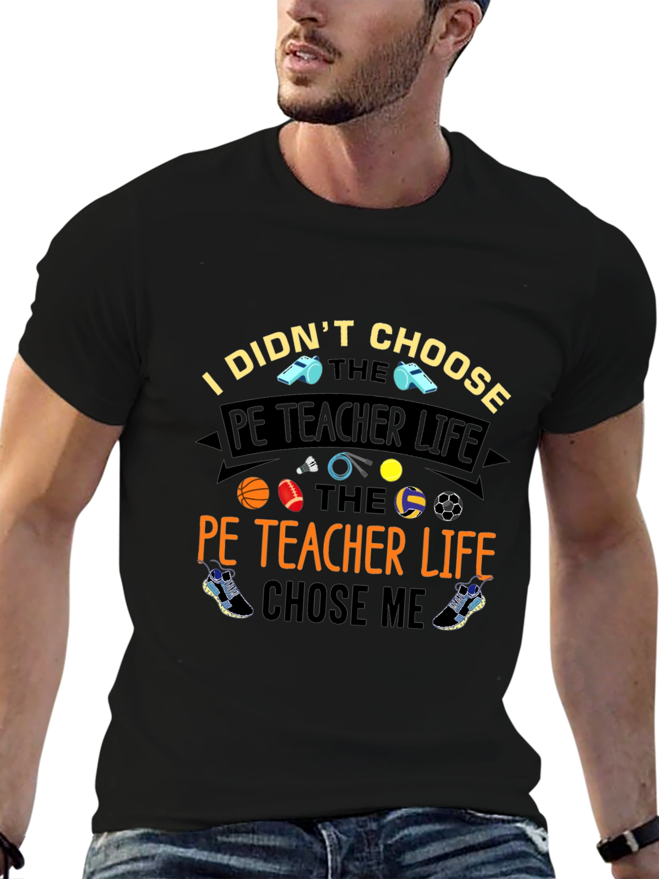 PE Teacher Life Graphic T-Shirt - Unisex