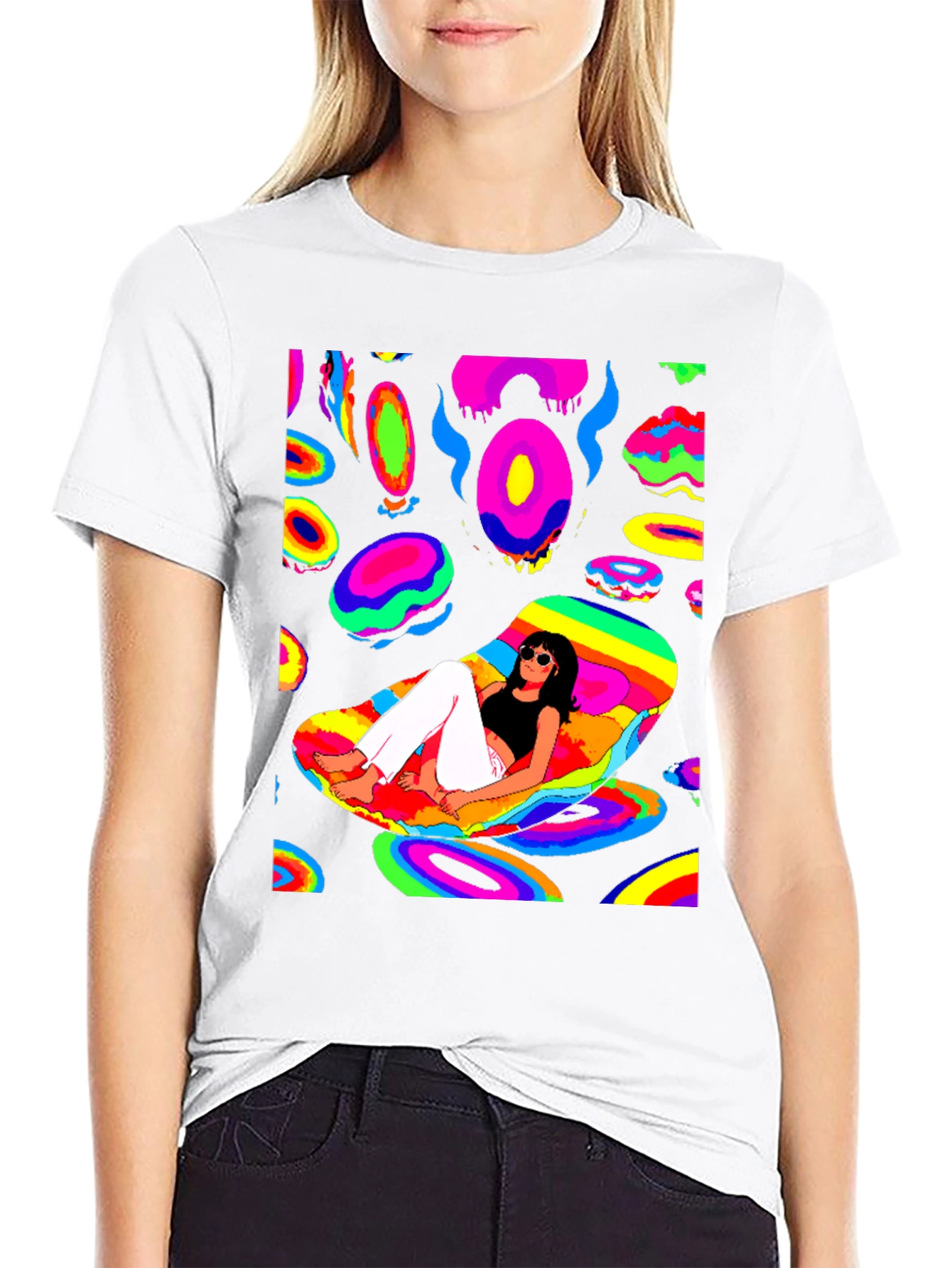 Psychedelic T-Shirt - Black Graphic Tee